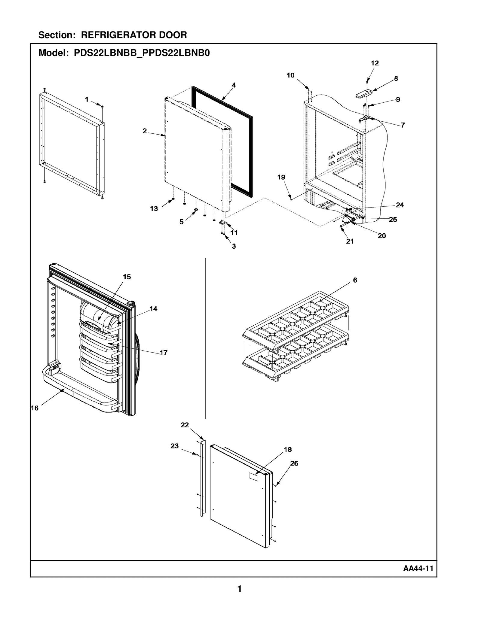 REFRIGERATOR DOOR