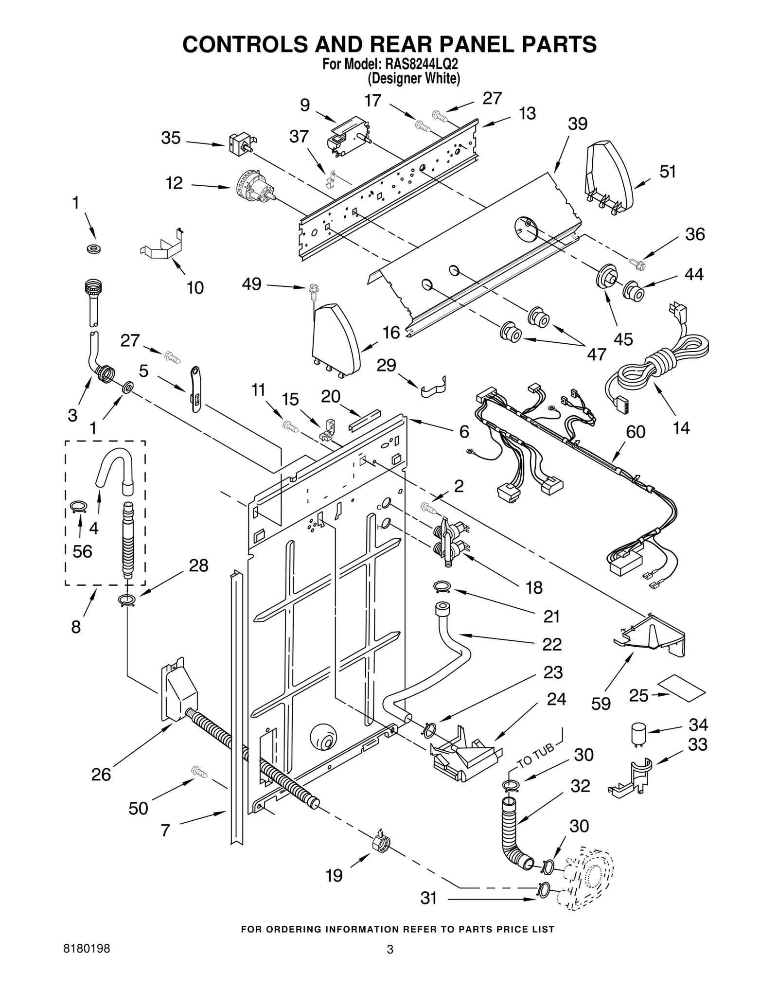 CONTROLS AND REAR PANEL PARTS