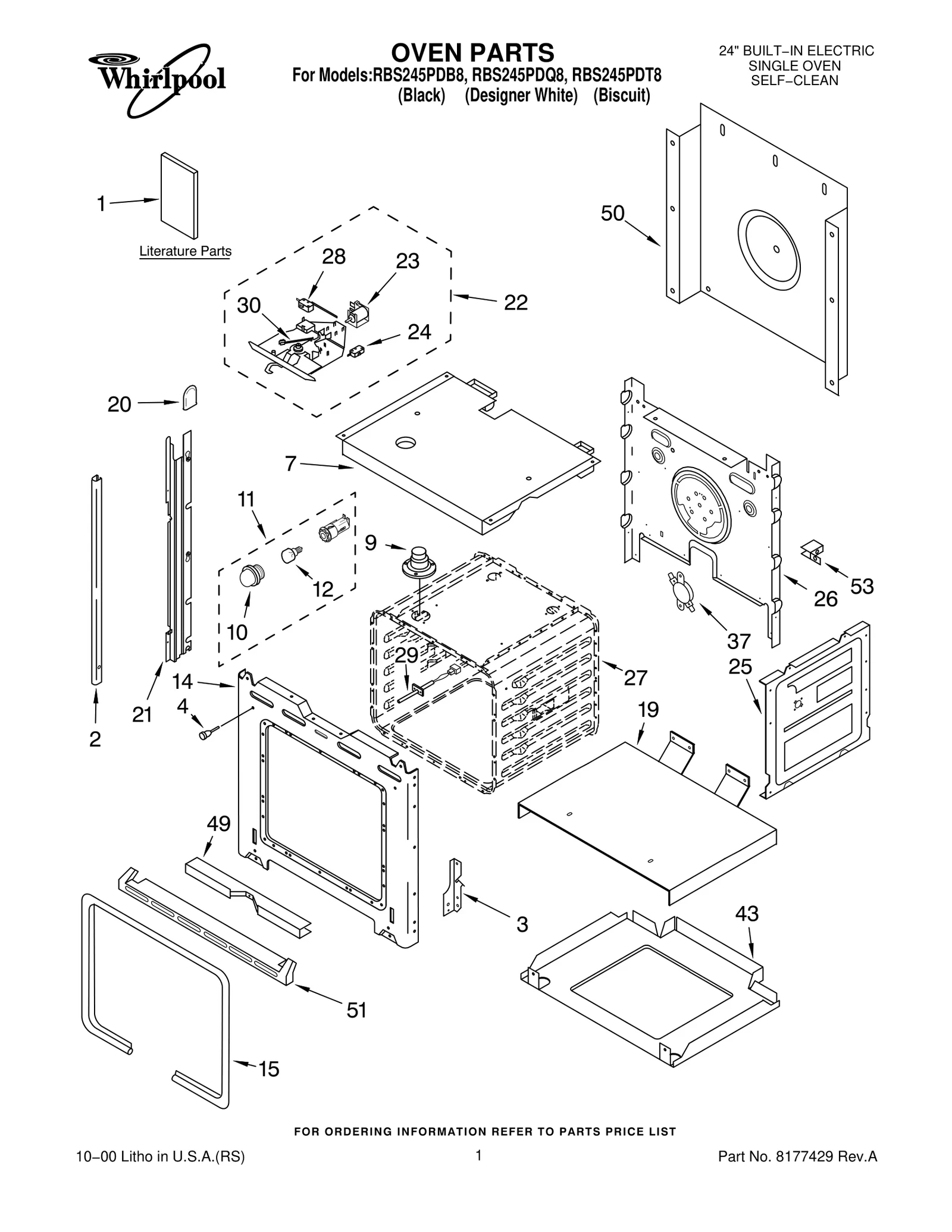 OVEN PARTS