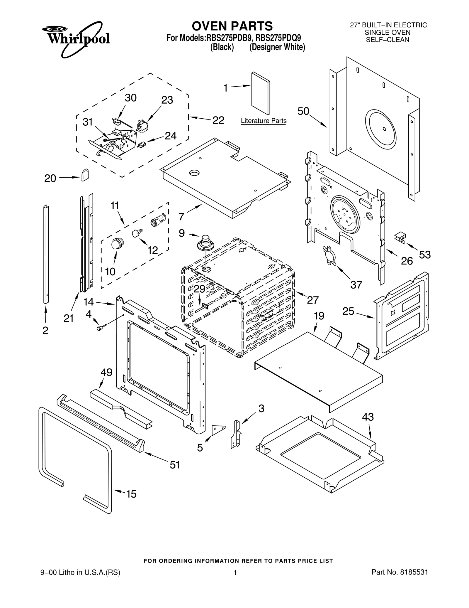 OVEN PARTS