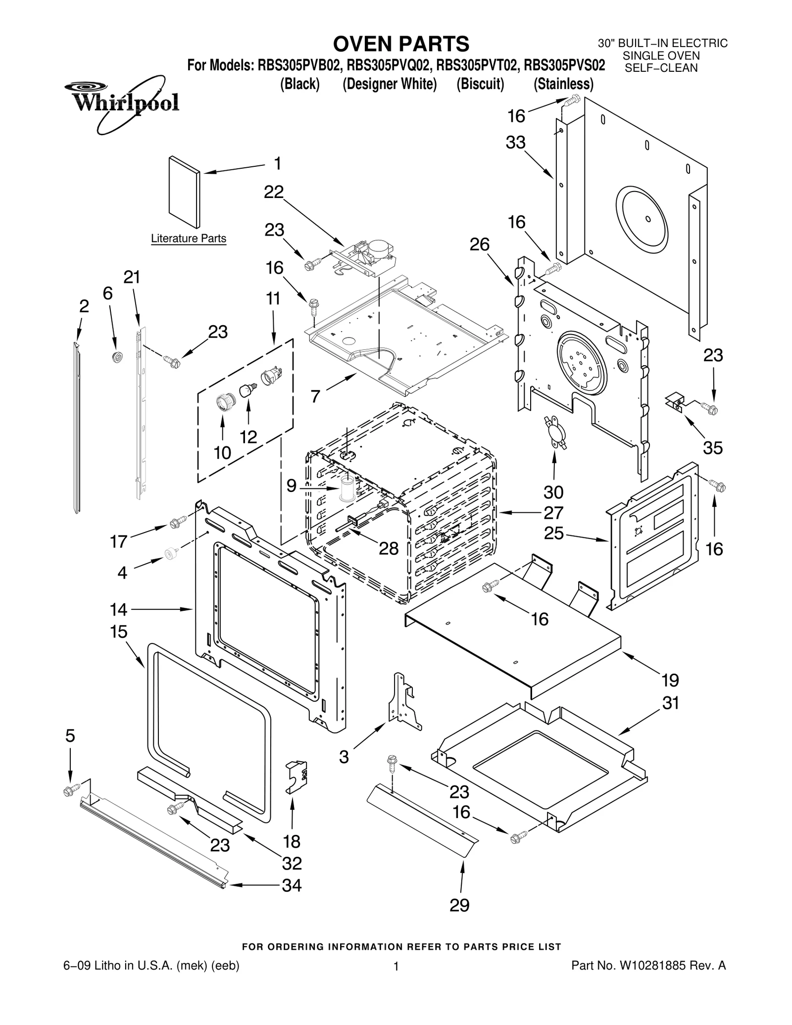 OVEN PARTS