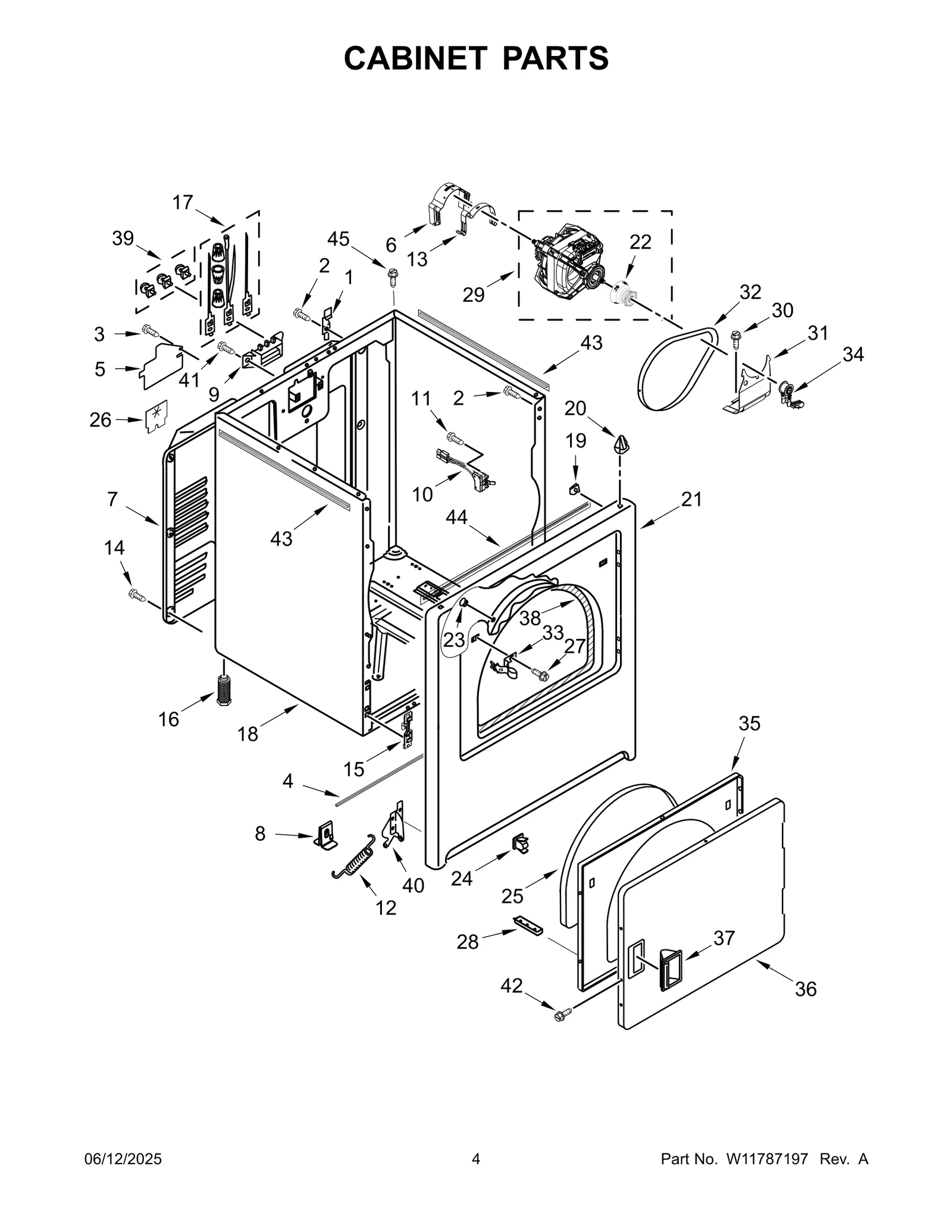 CABINET PARTS