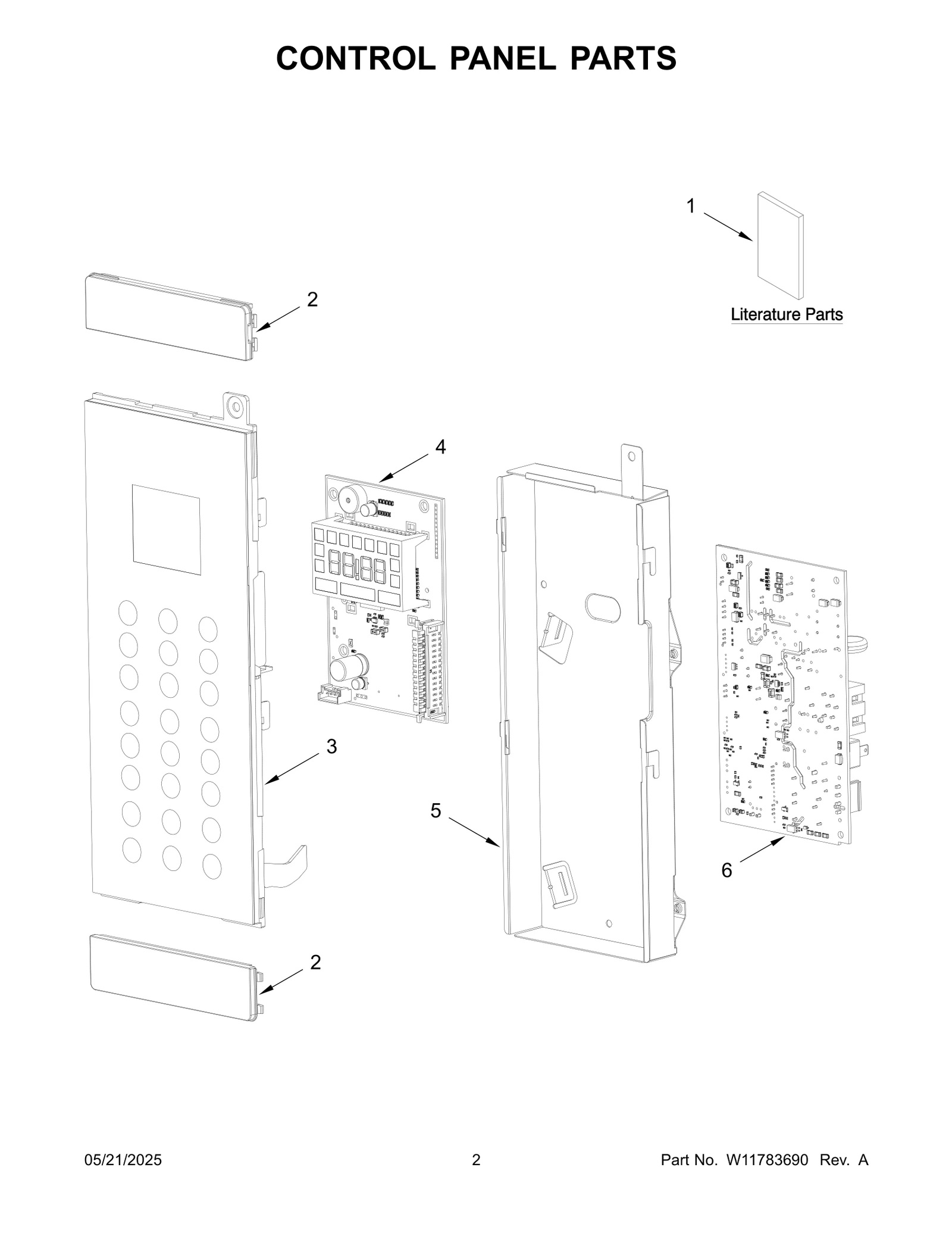 CONTROL PANEL PARTS
