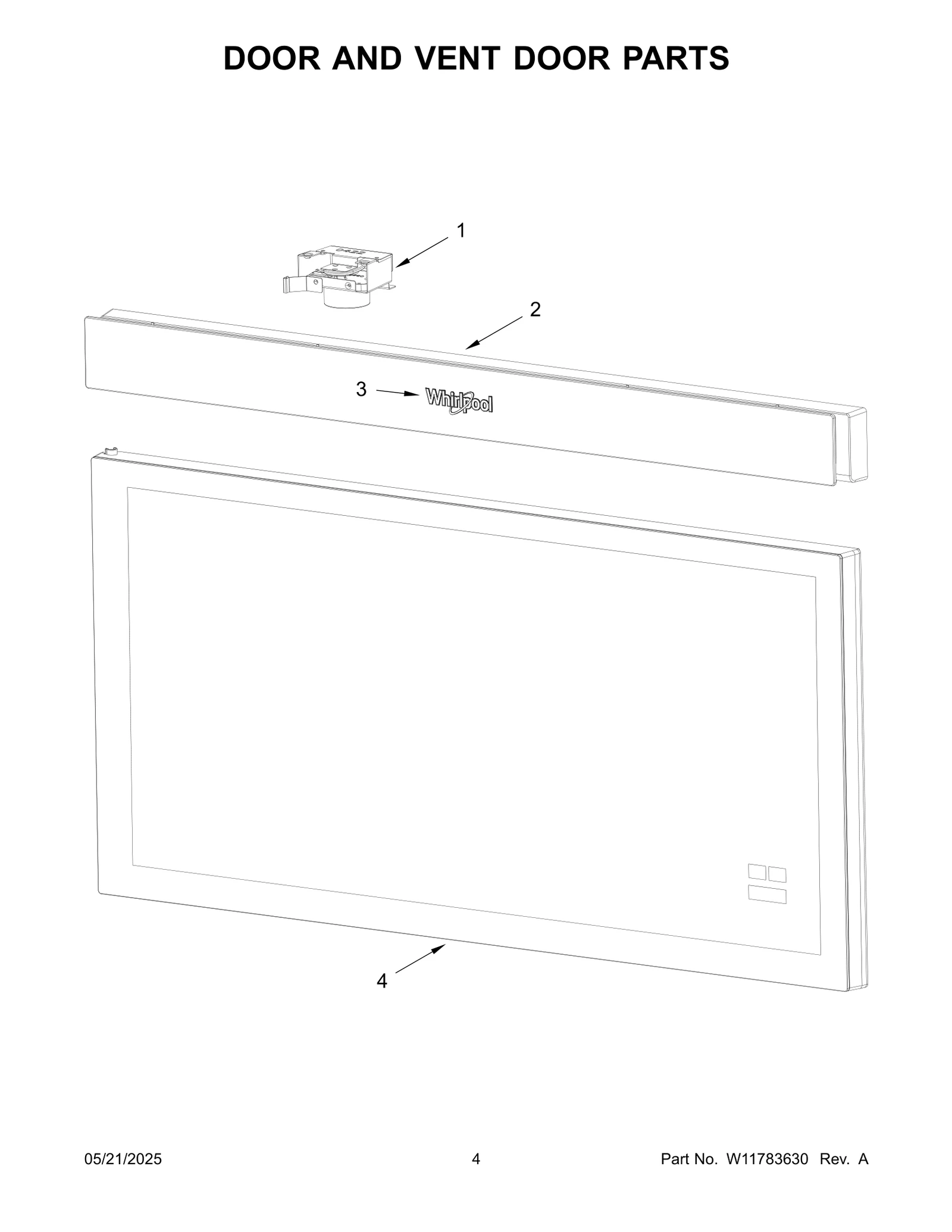 DOOR AND VENT DOOR PARTS