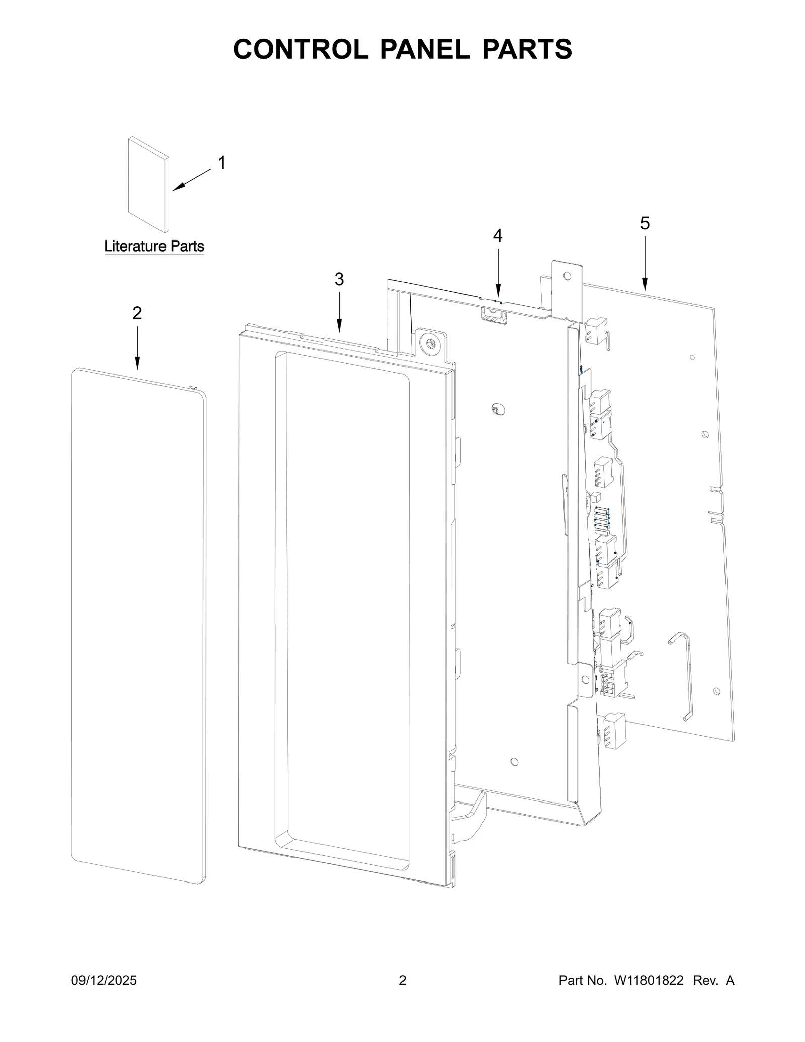 CONTROL PANEL PARTS