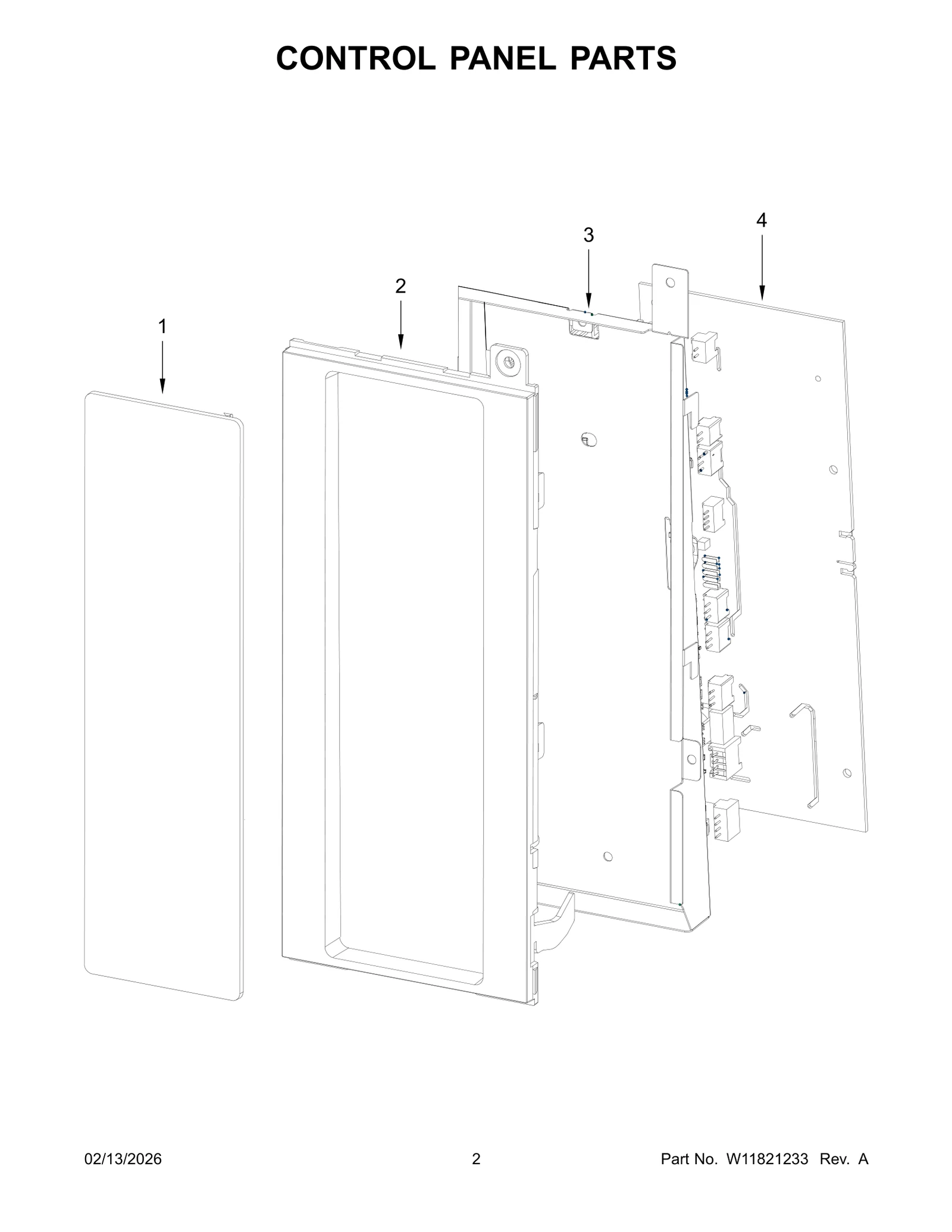 CONTROL PANEL PARTS