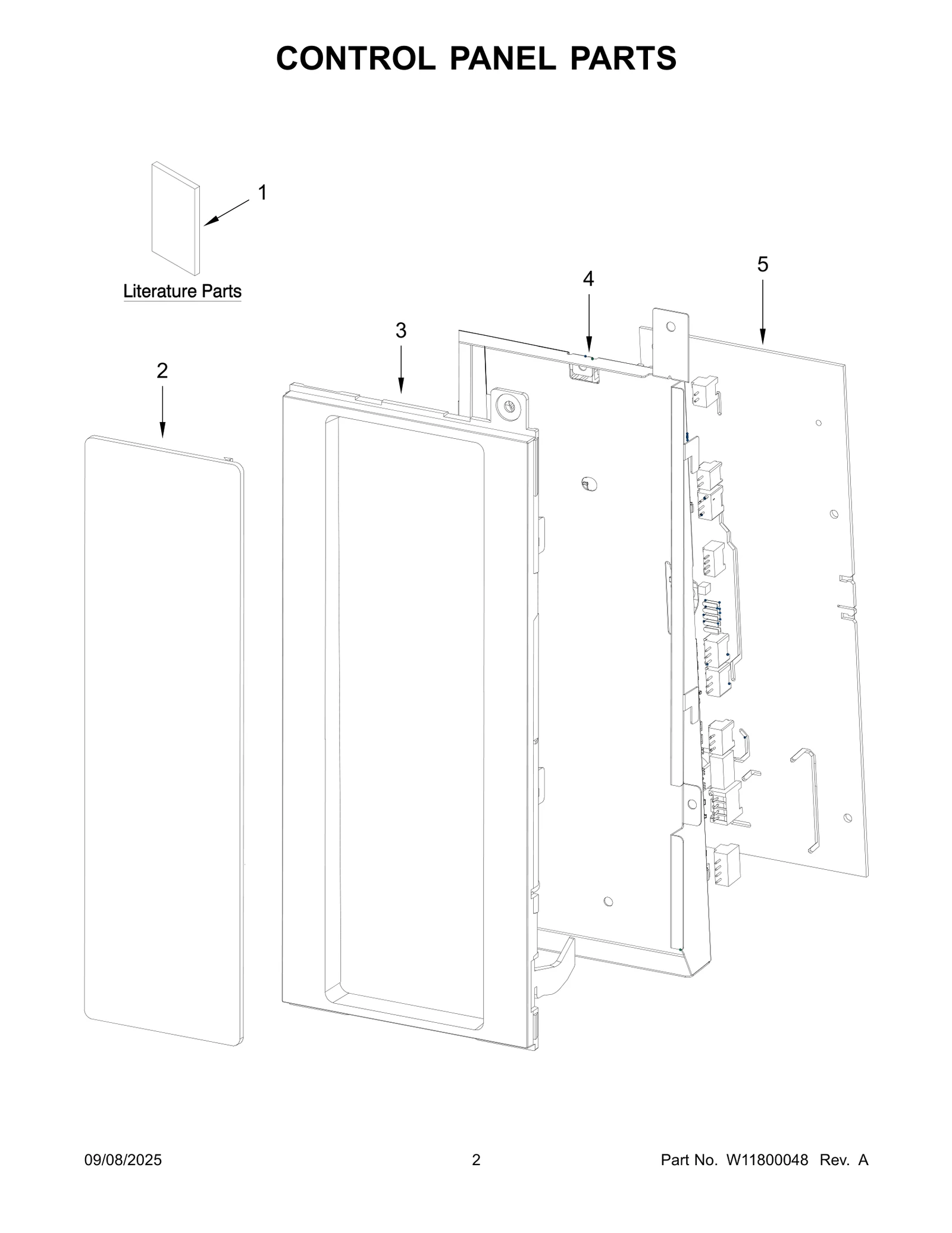 CONTROL PANEL PARTS