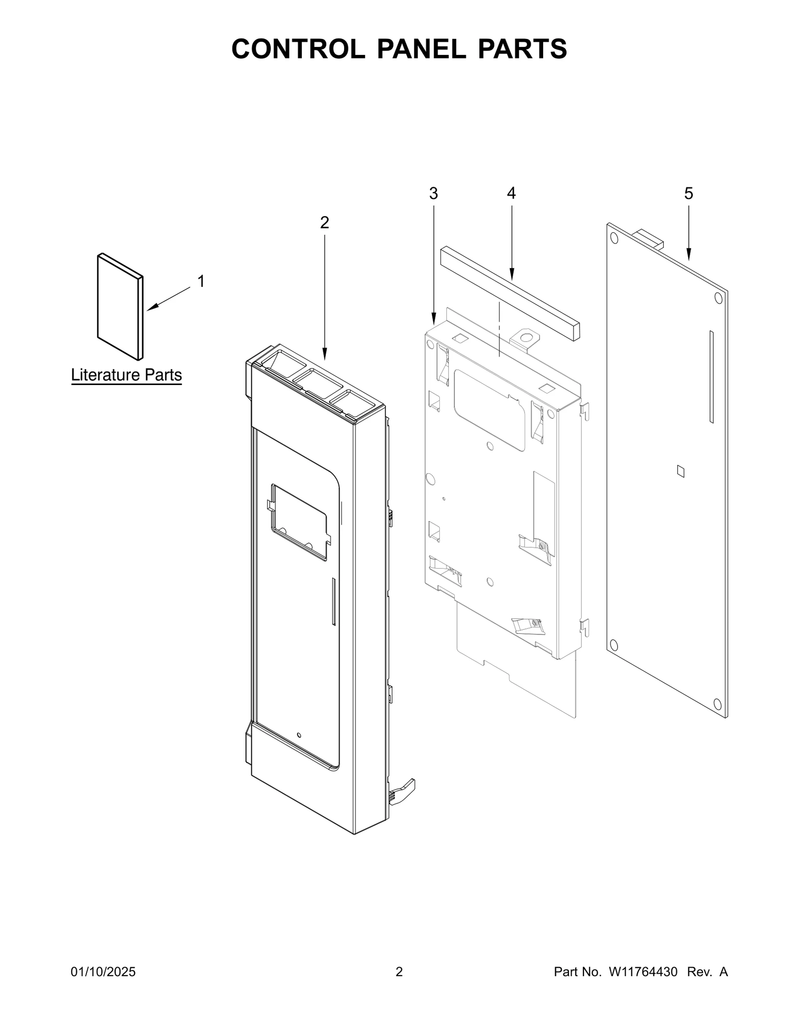 CONTROL PANEL PARTS
