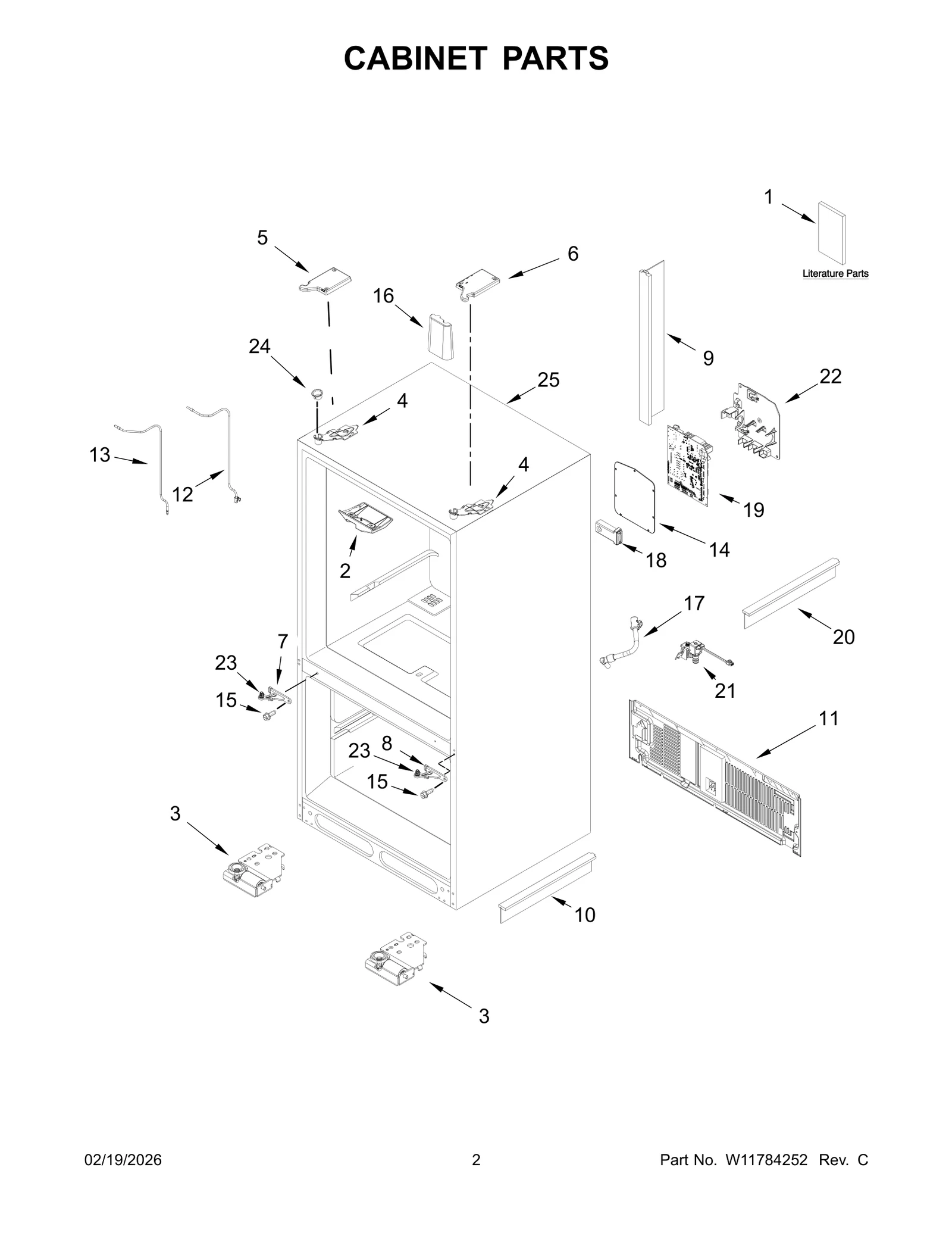 CABINET PARTS