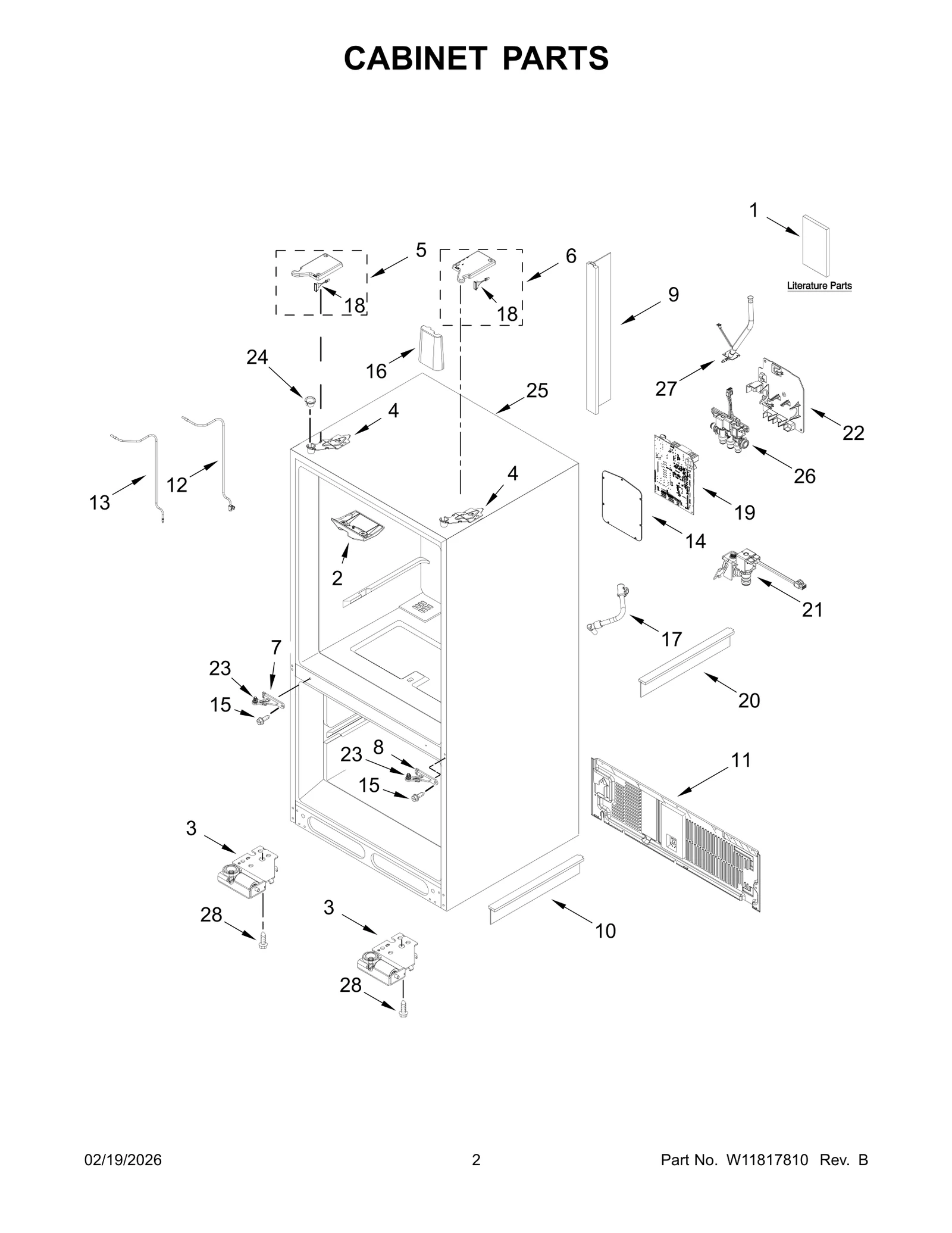 CABINET PARTS