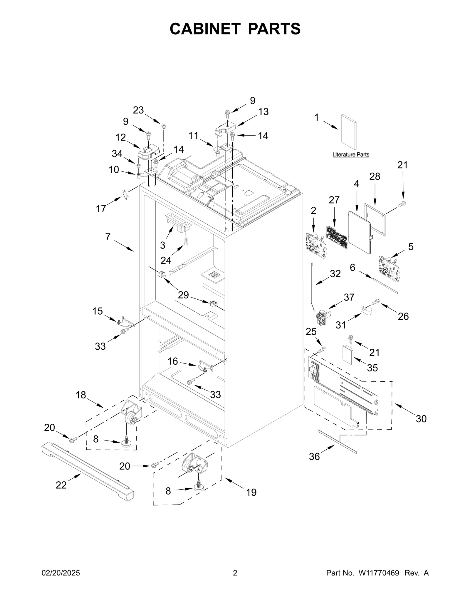 CABINET PARTS