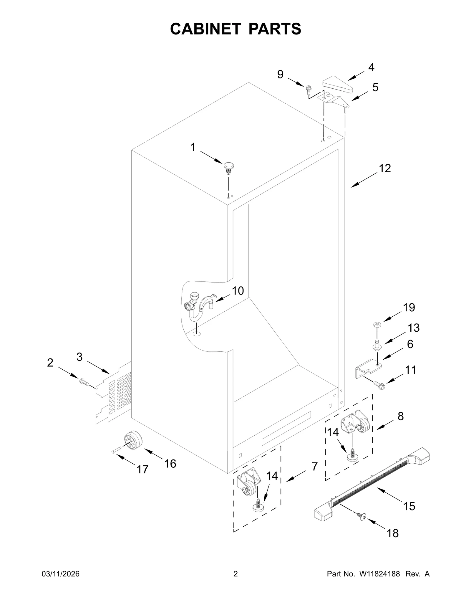 CABINET PARTS