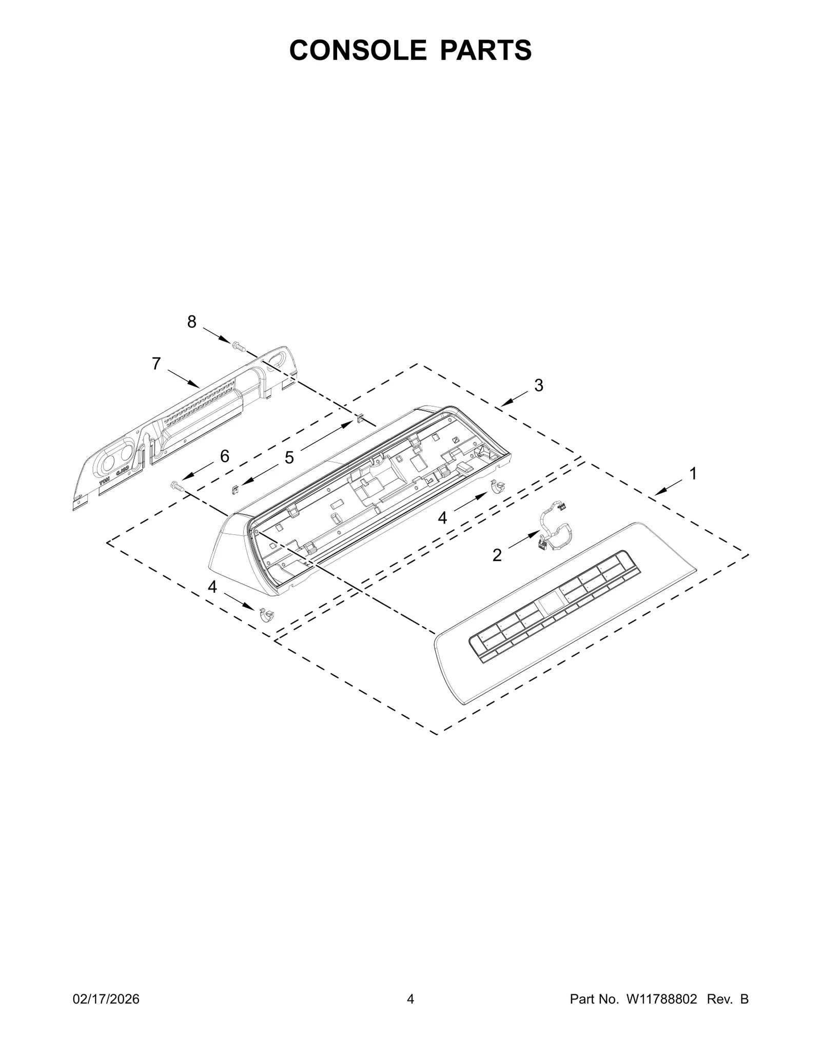 CONSOLE PARTS