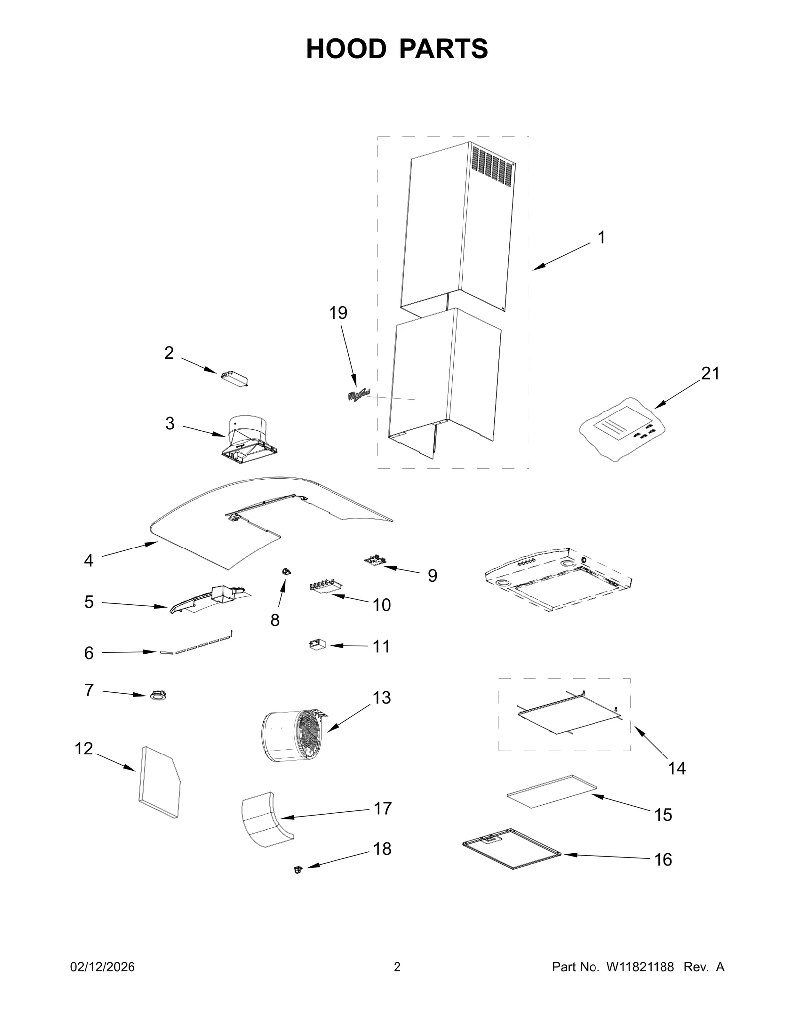 HOOD PARTS