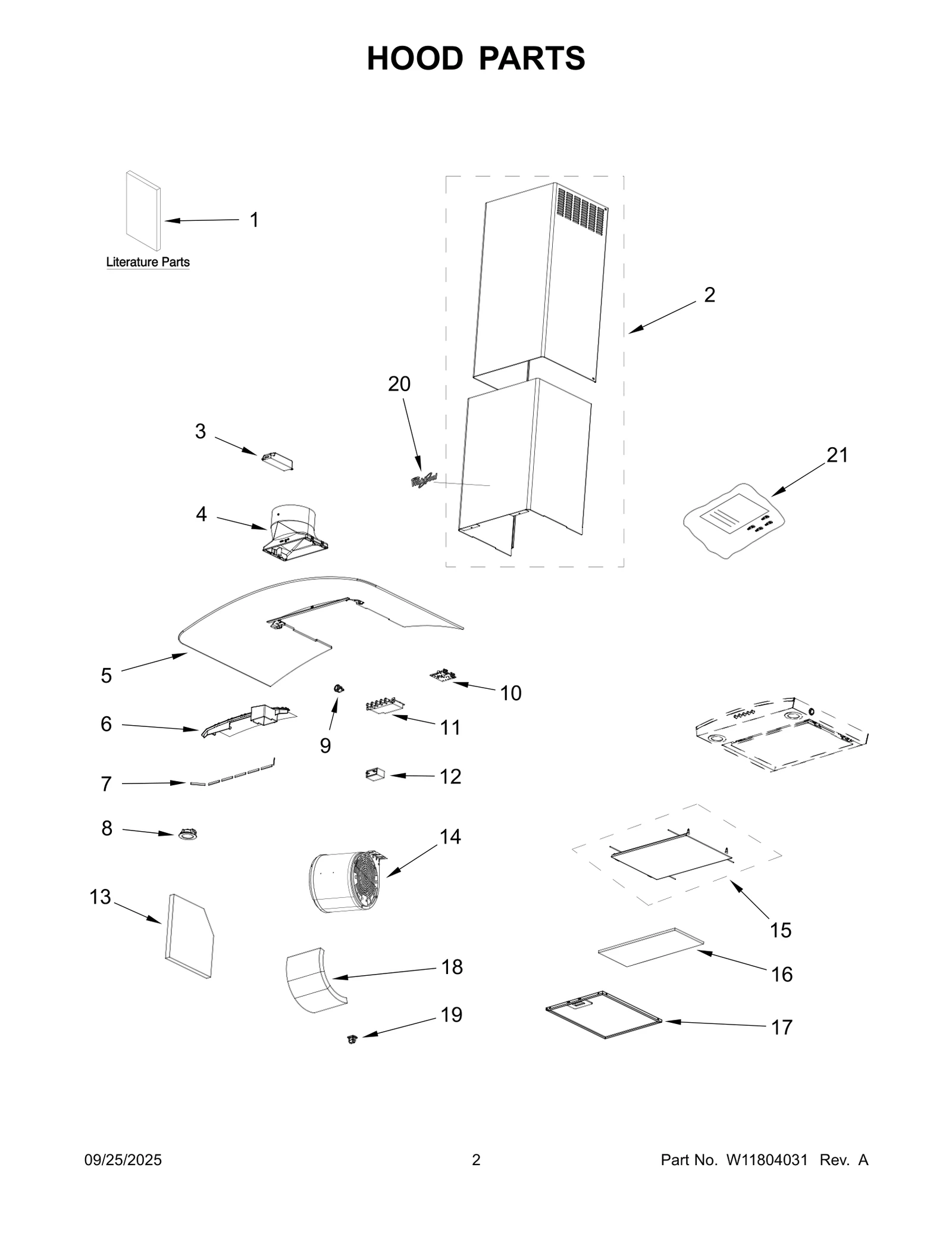 HOOD PARTS