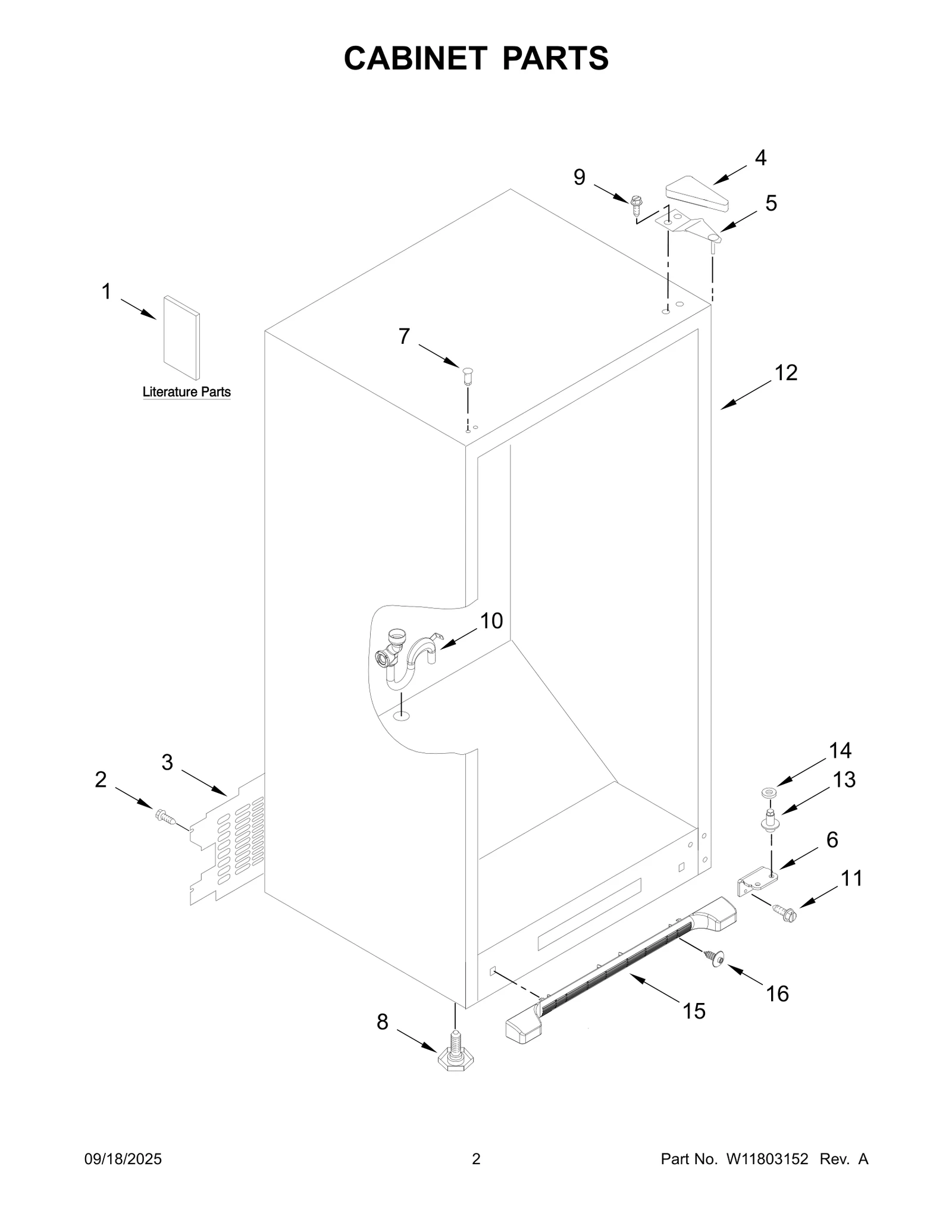 CABINET PARTS