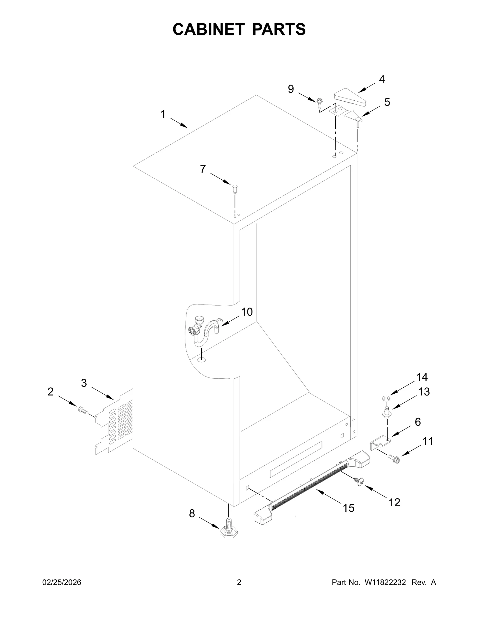 CABINET PARTS