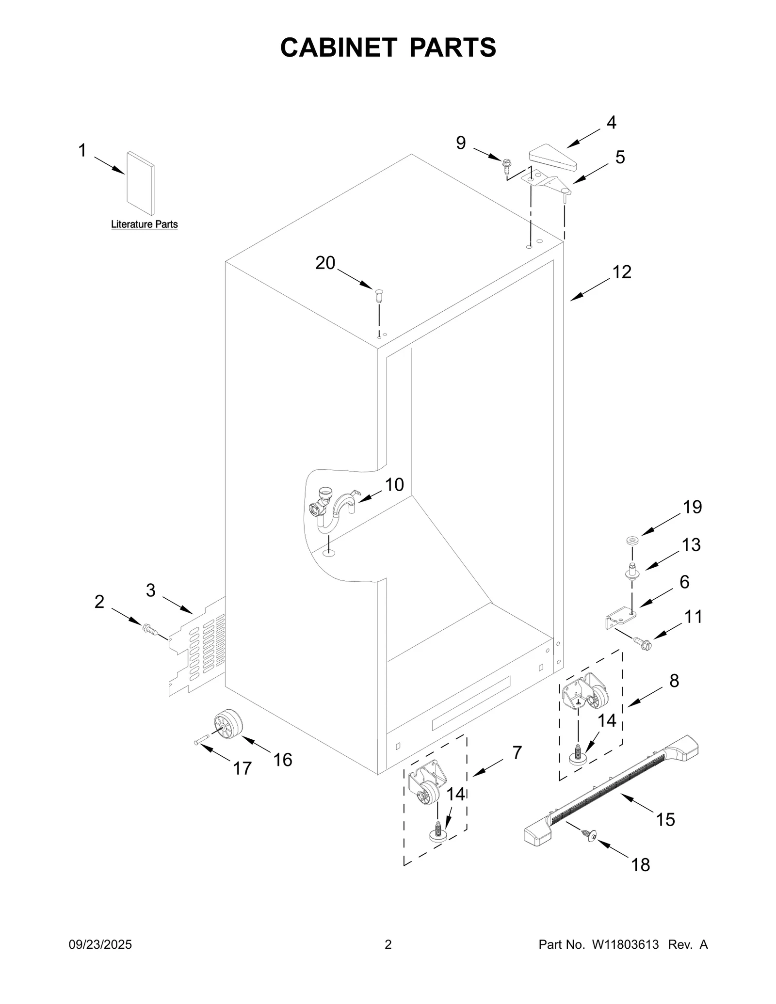 CABINET PARTS