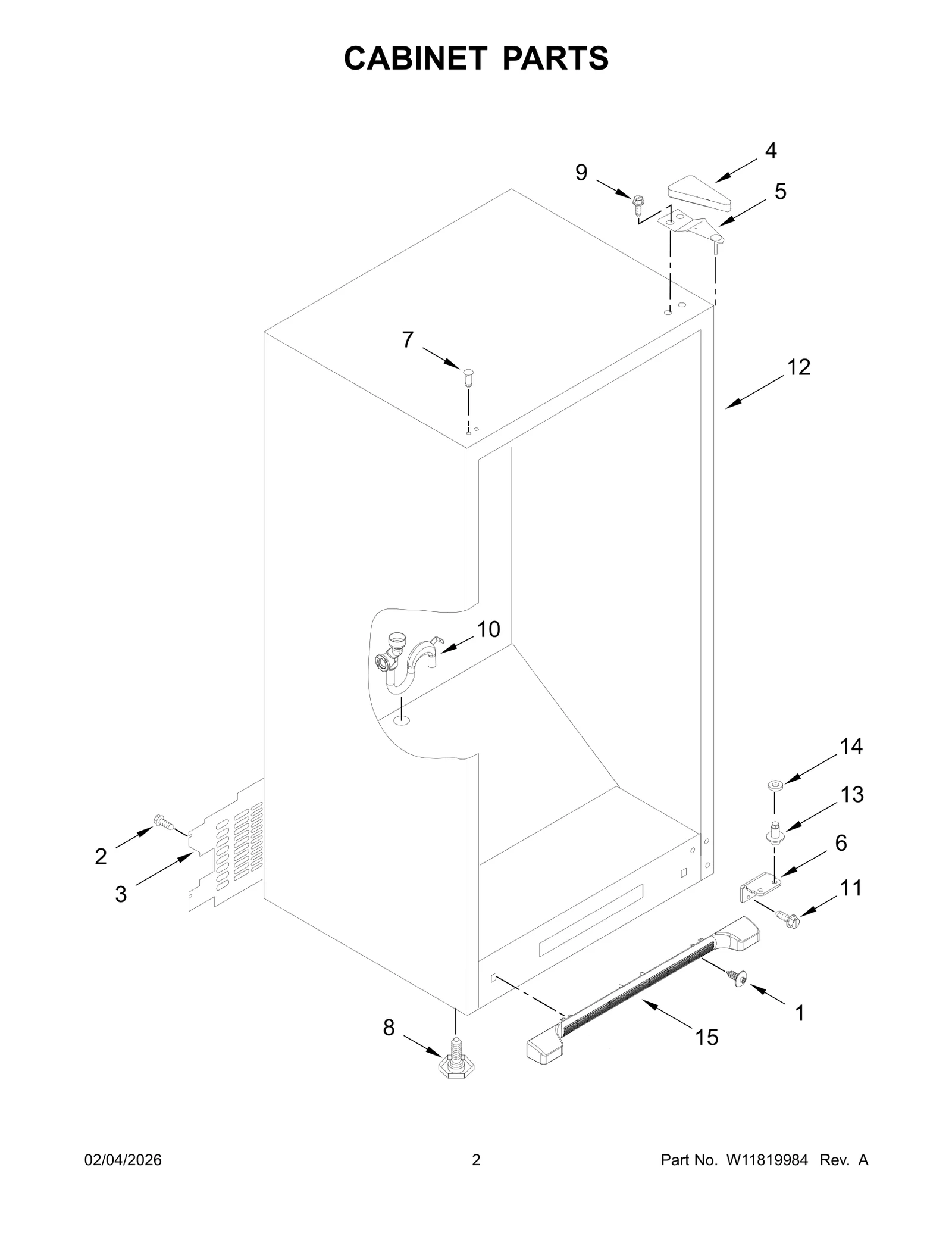 CABINET PARTS