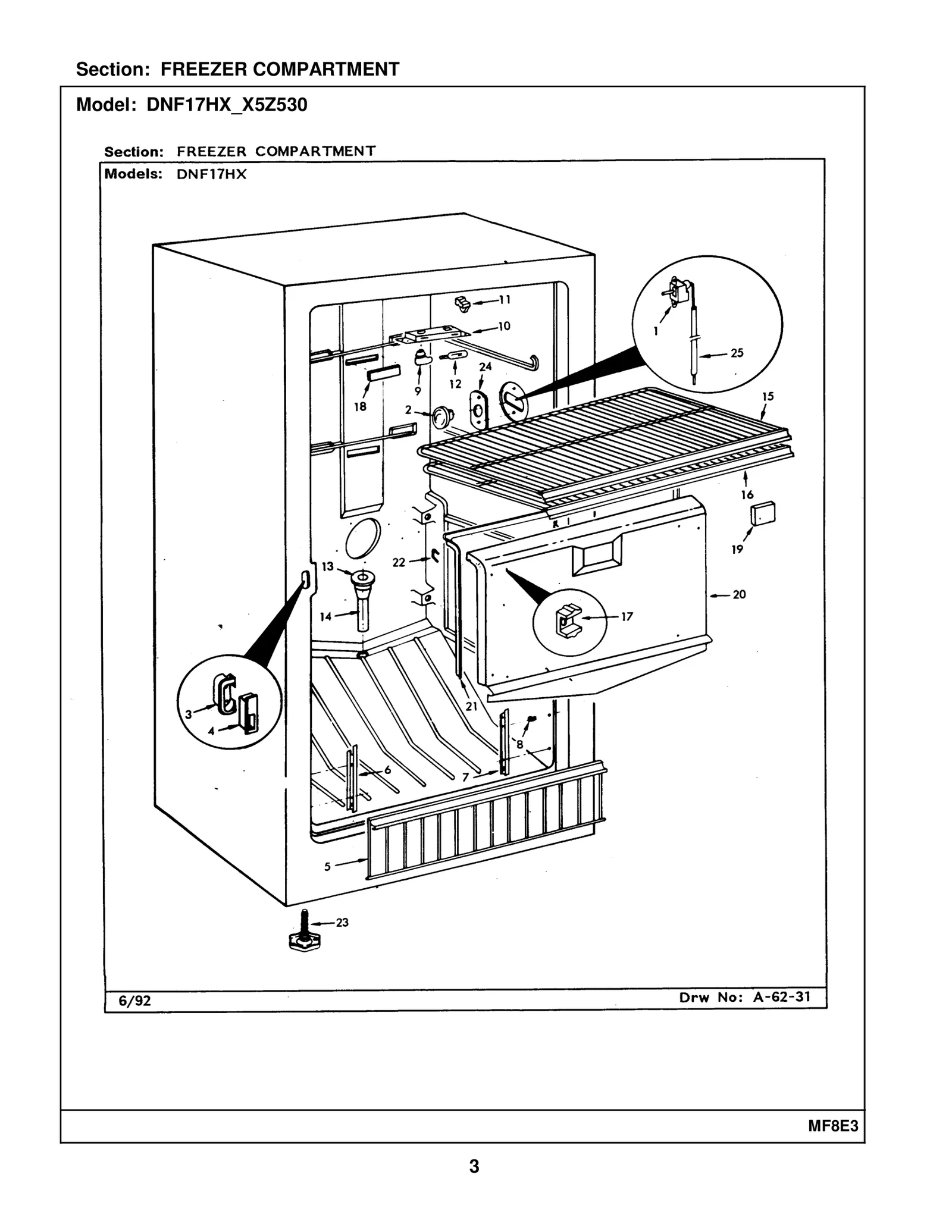 FREEZER COMPARTMENT