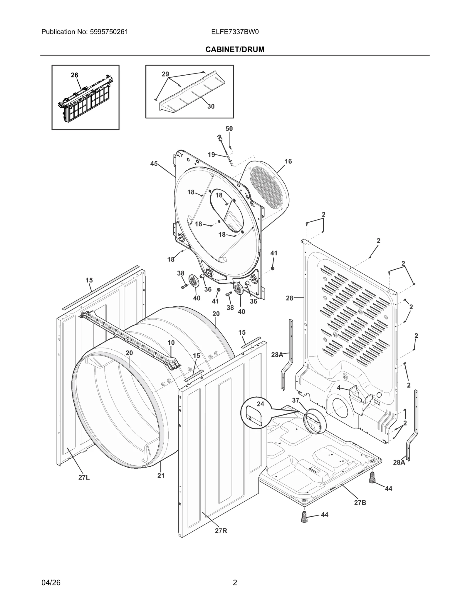 CABINET/DRUM