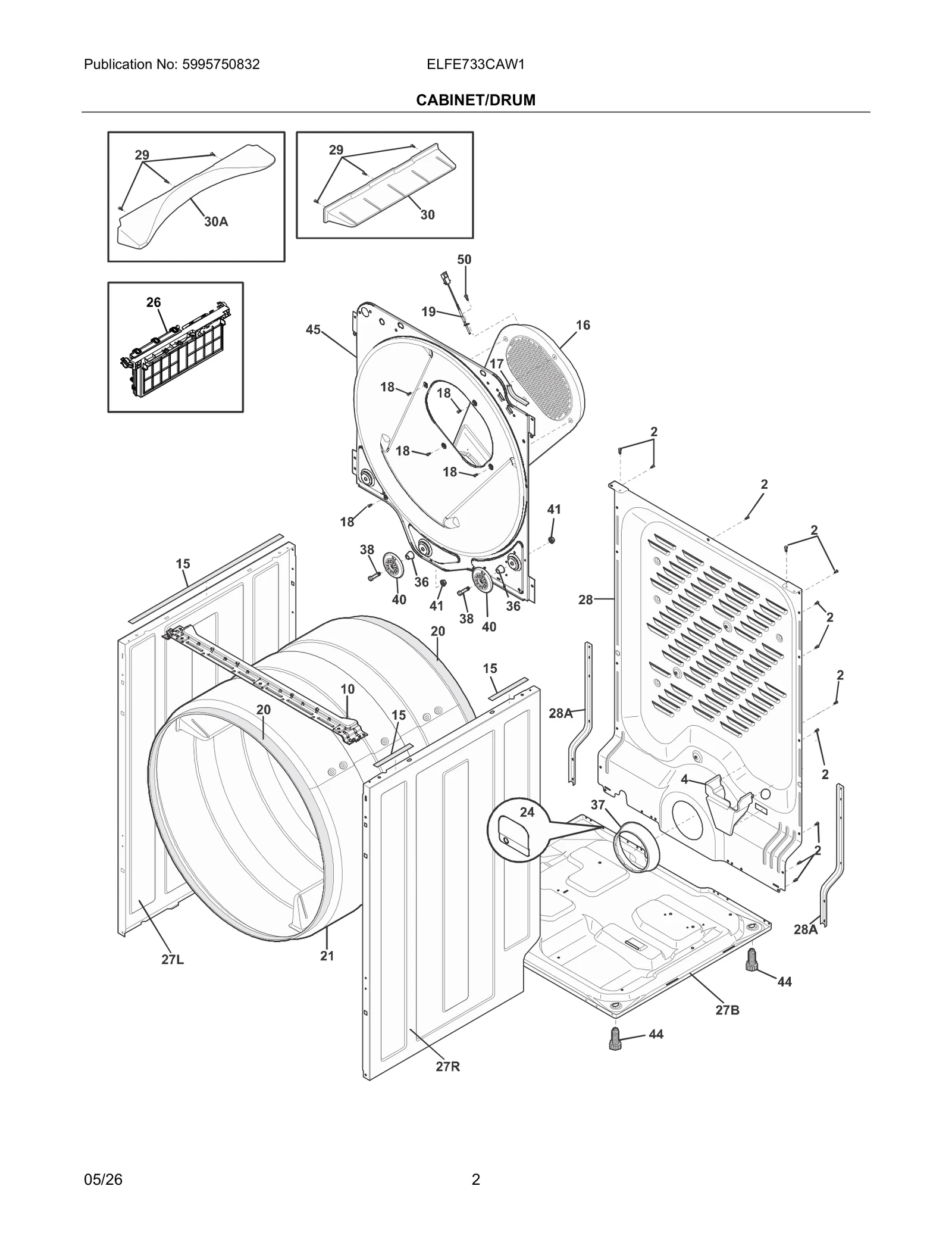 CABINET/DRUM