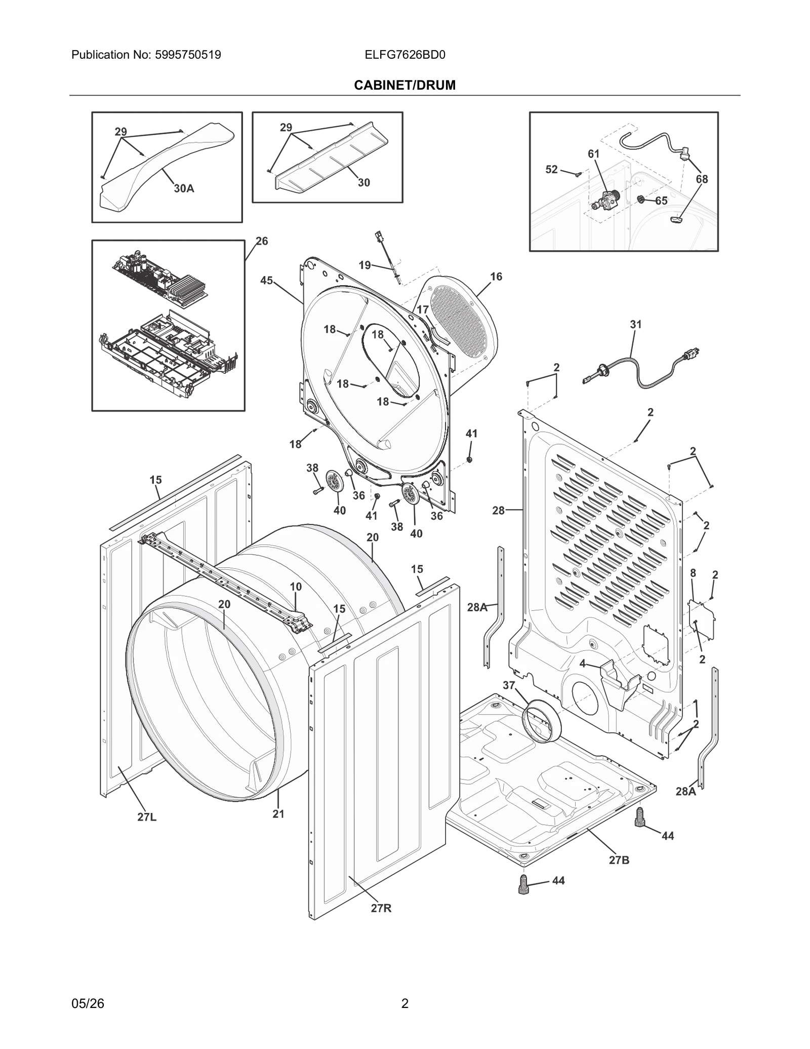 CABINET/DRUM