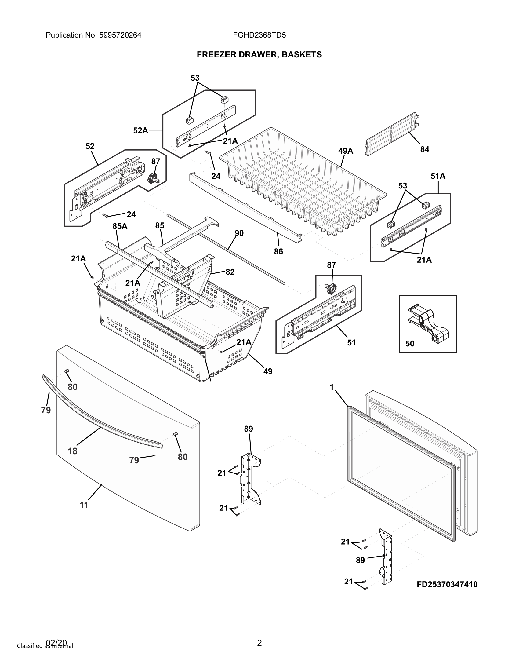 02 - FREEZER DRAWER, BASKETS