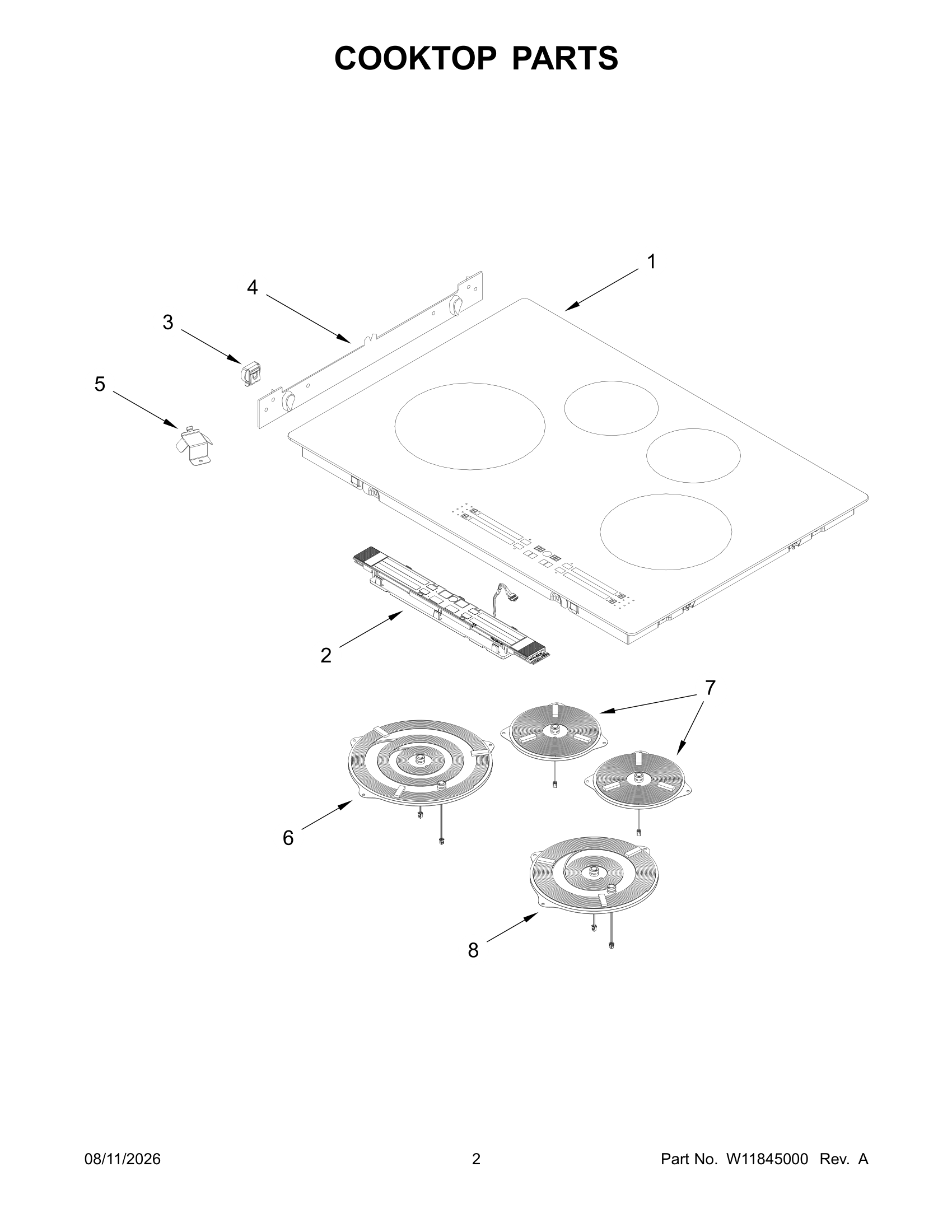 COOKTOP PARTS