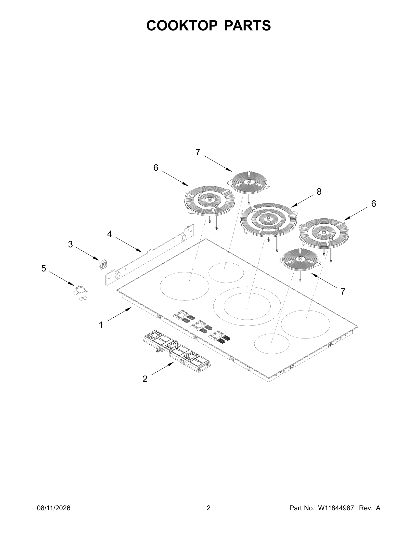 COOKTOP PARTS