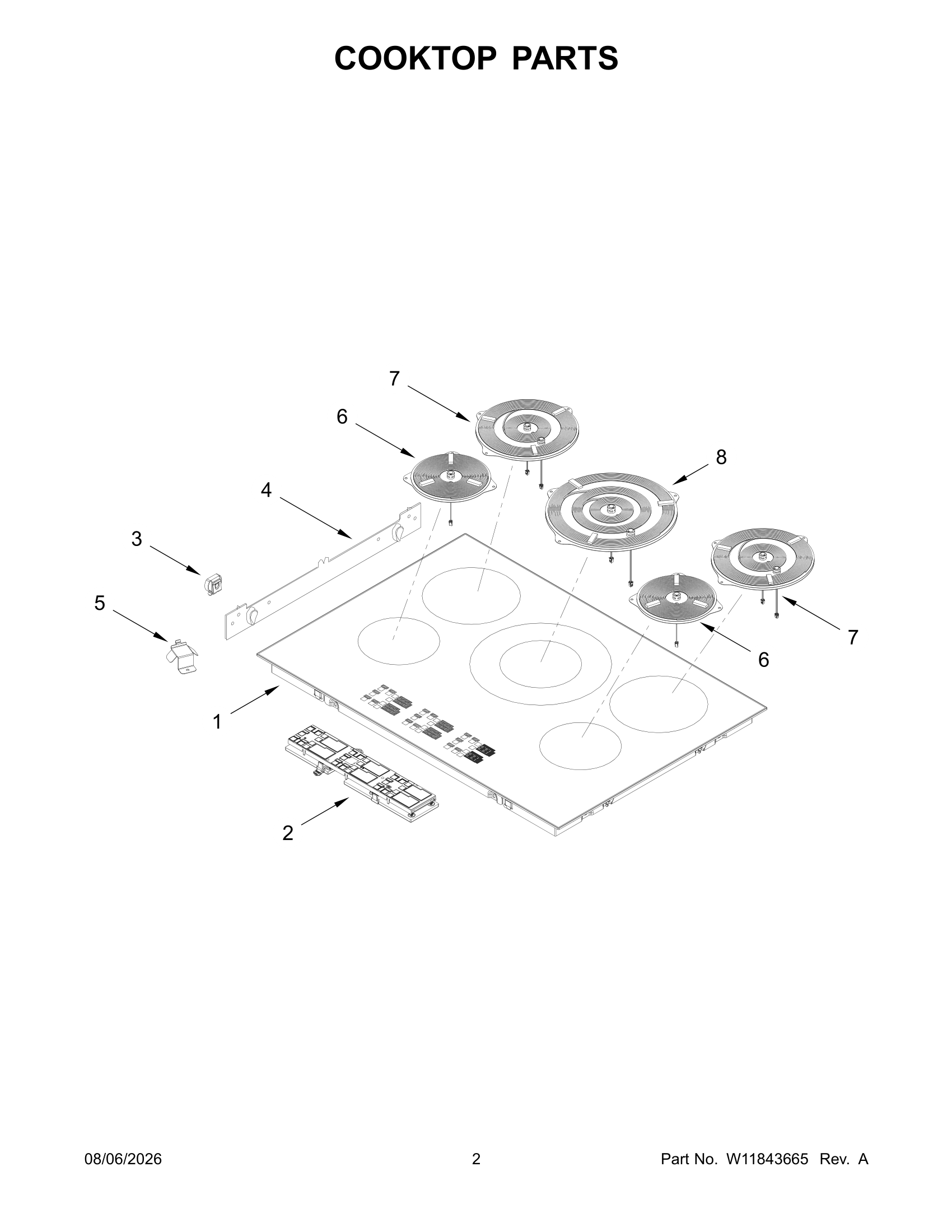 COOKTOP PARTS
