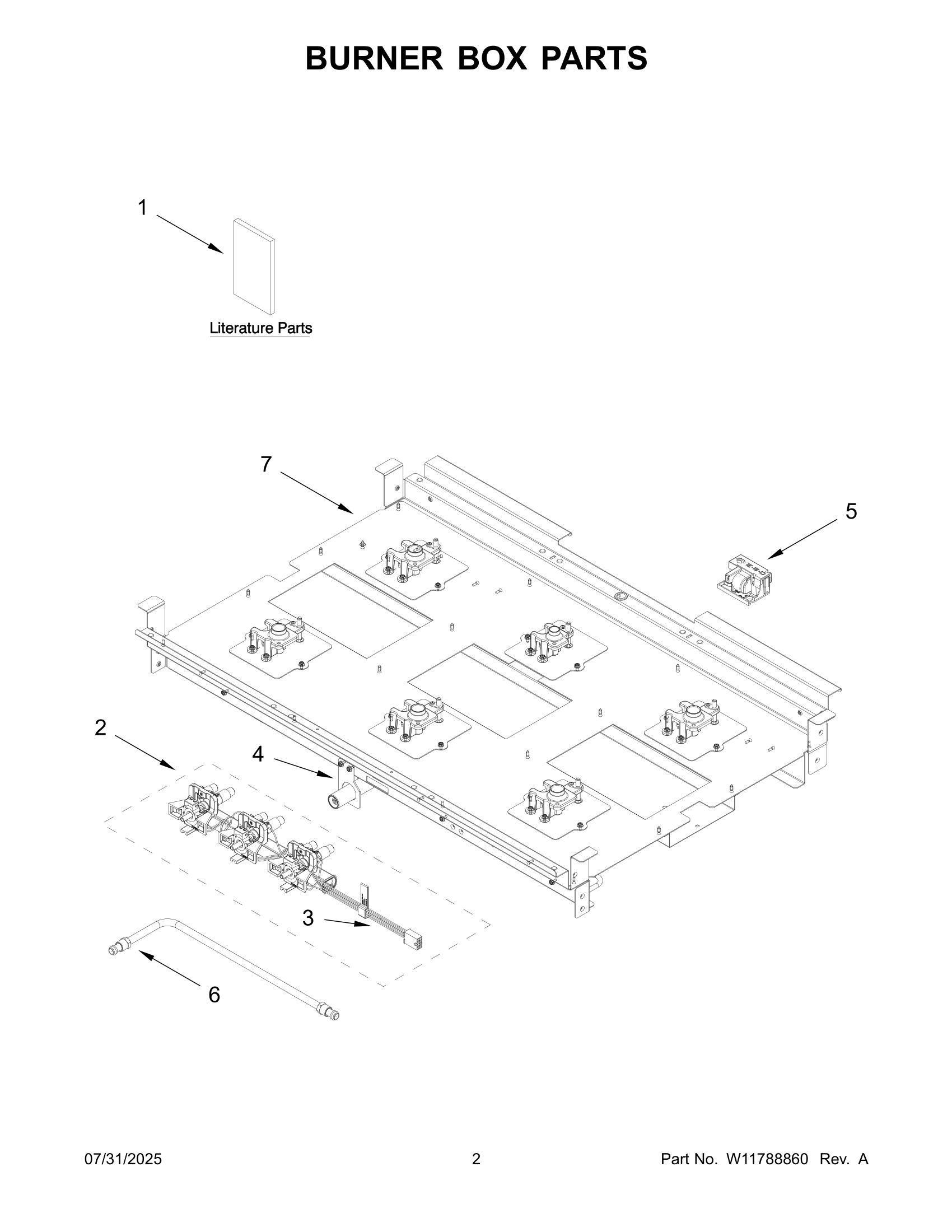 BURNER BOX PARTS