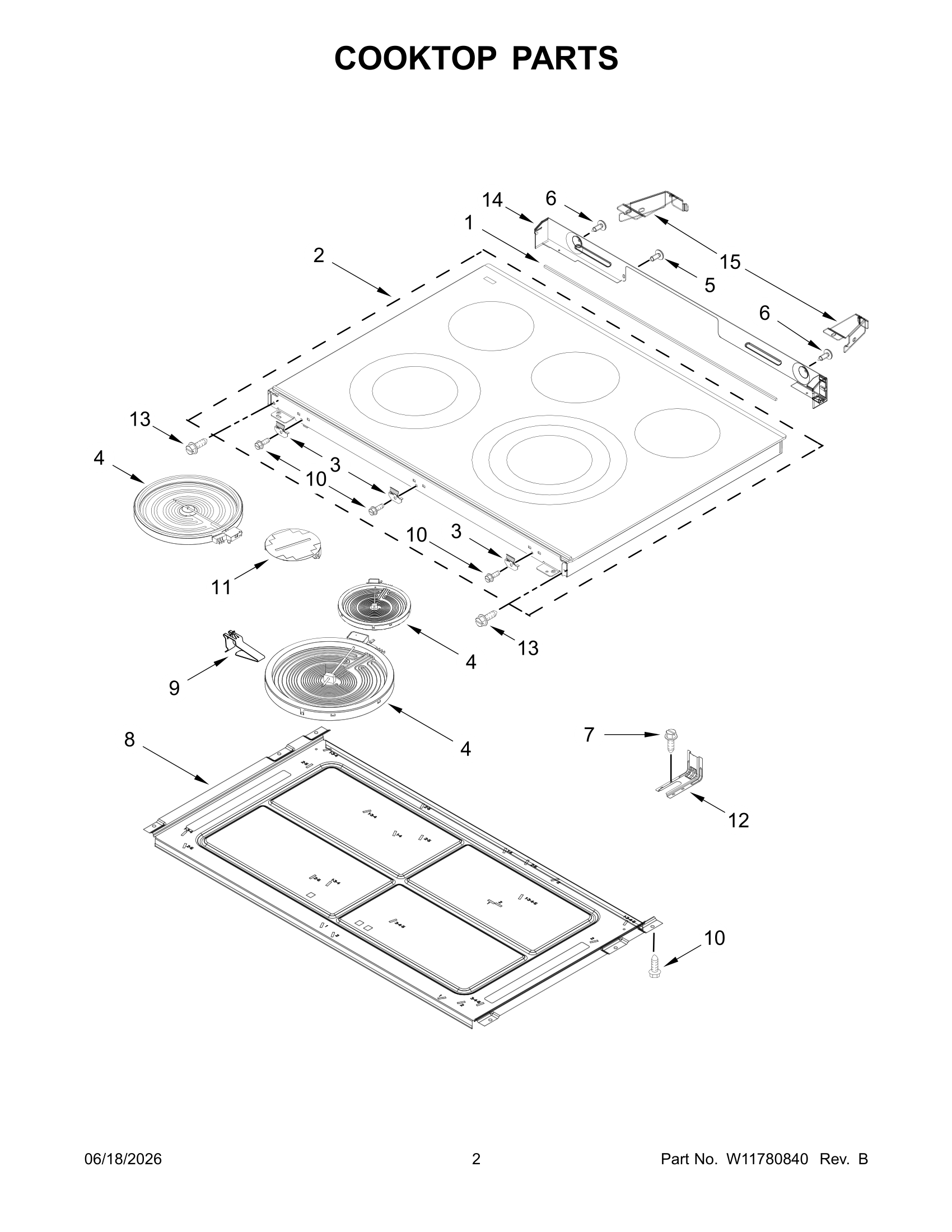 COOKTOP PARTS