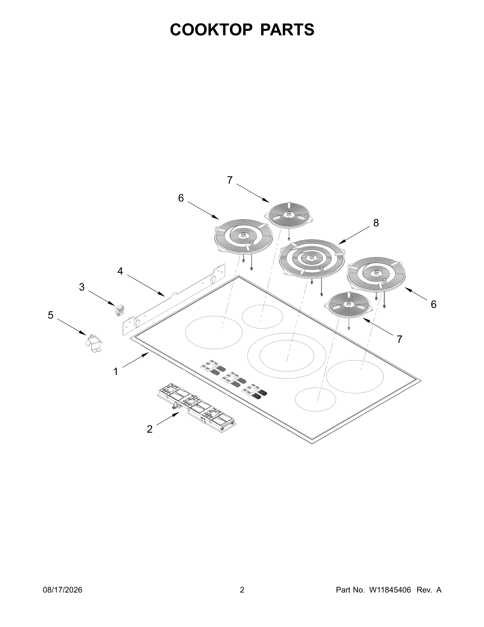 COOKTOP PARTS