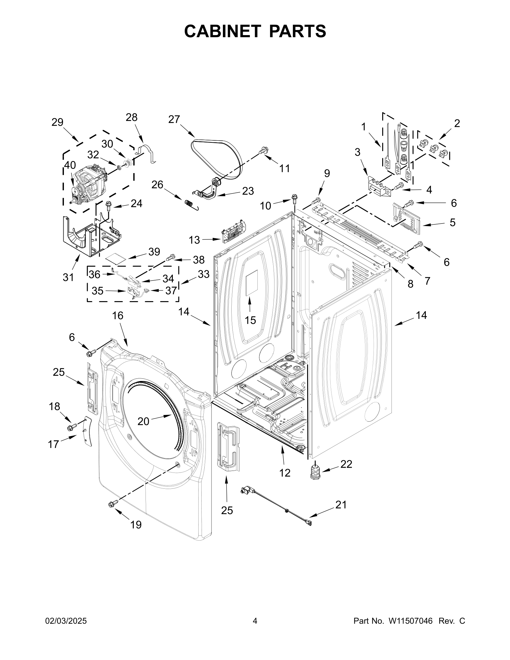 CABINET PARTS