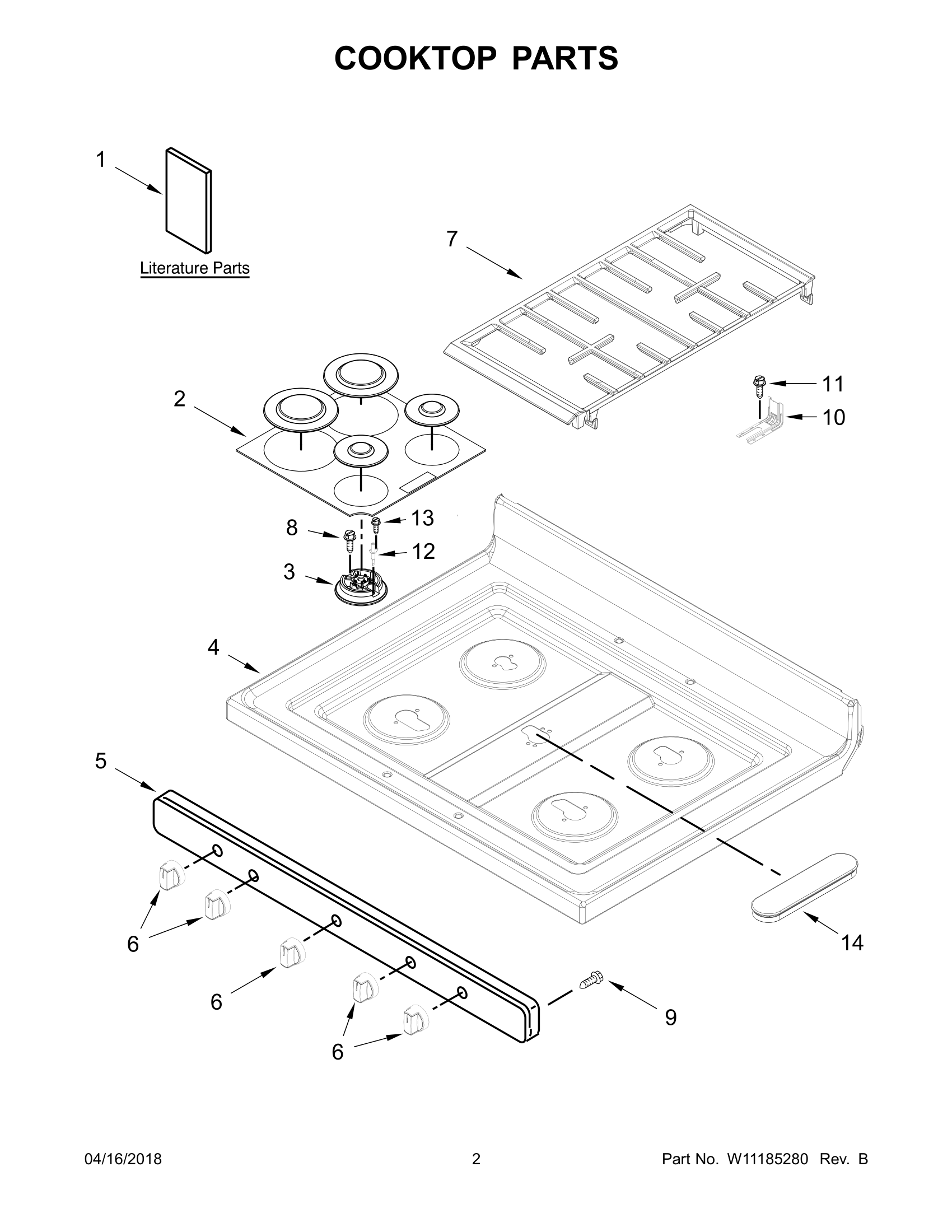 02 - COOKTOP PARTS