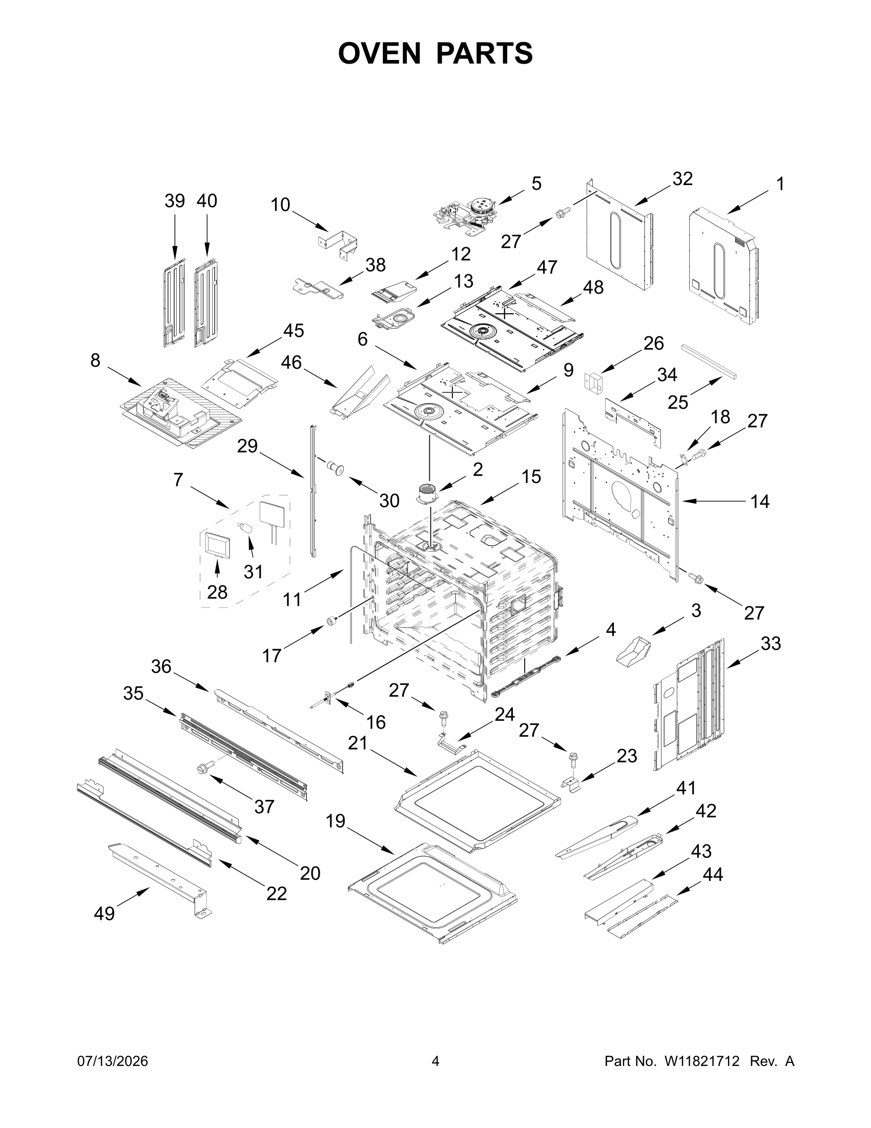 OVEN PARTS