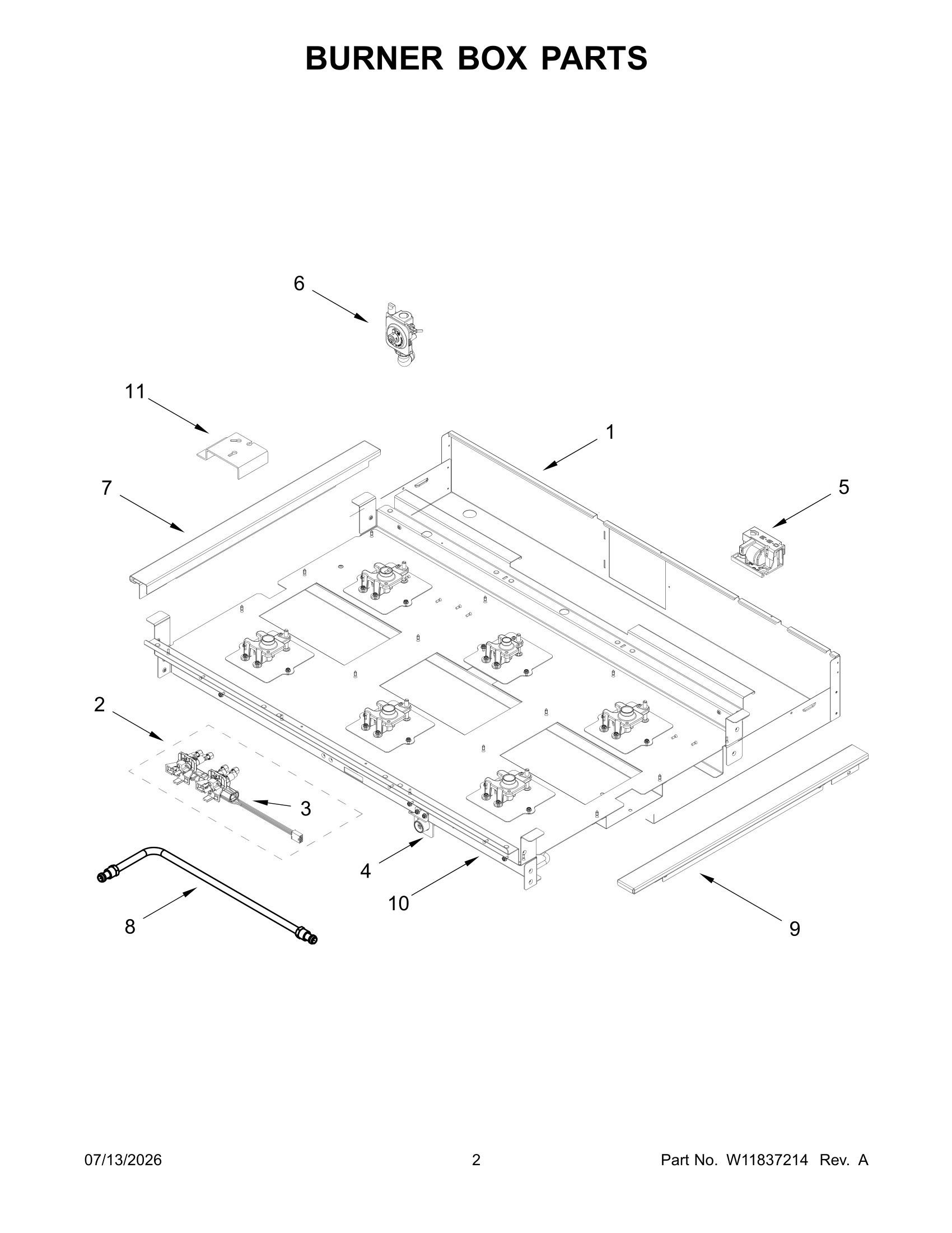BURNER BOX PARTS