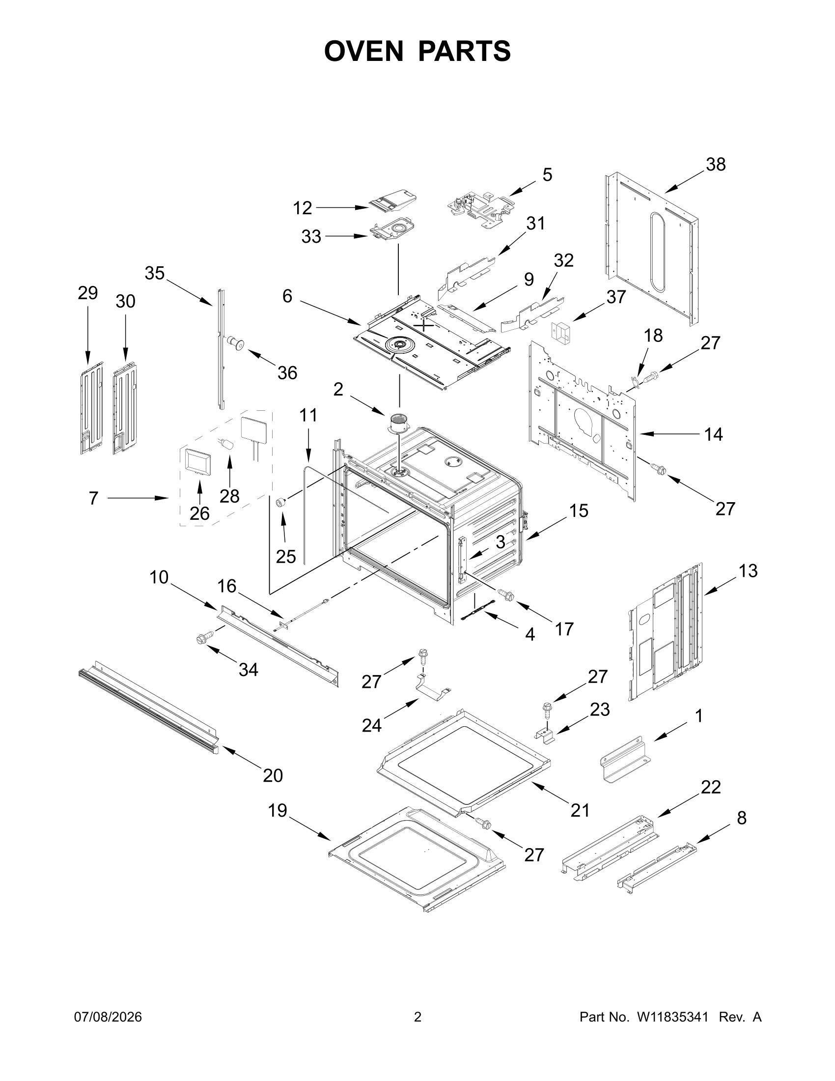 OVEN PARTS