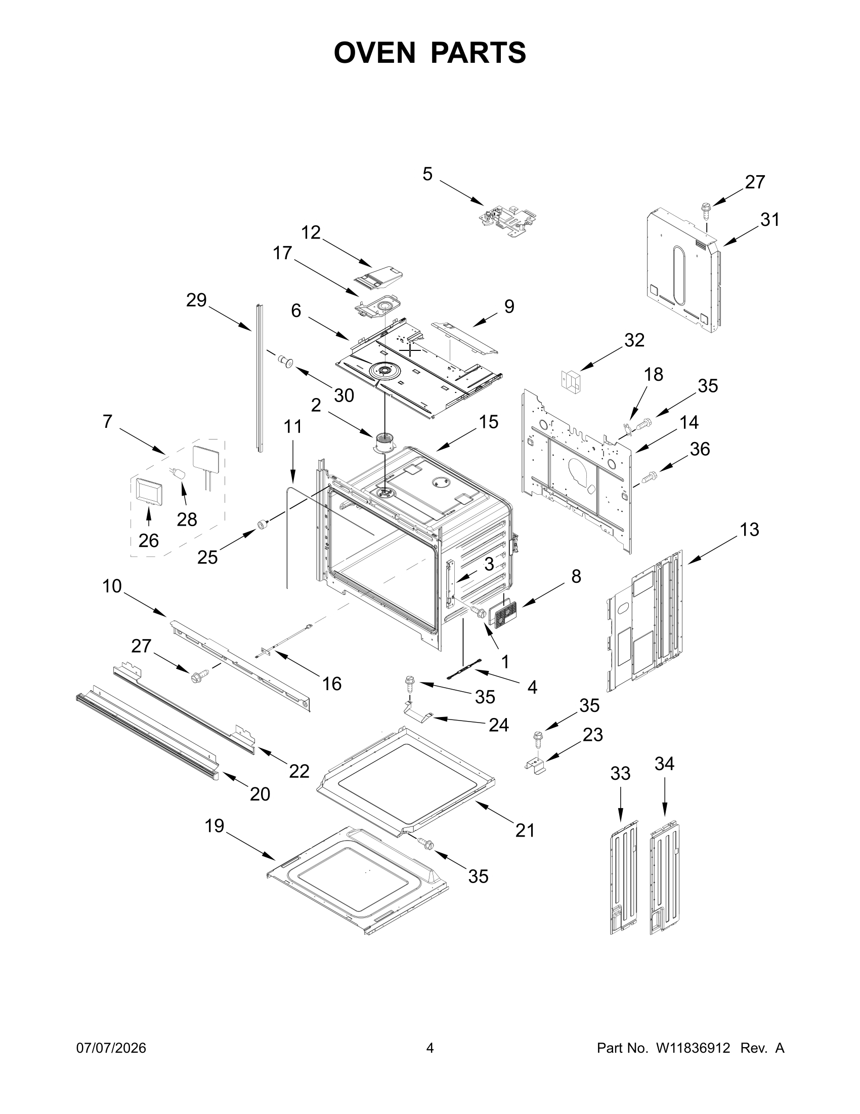 OVEN PARTS