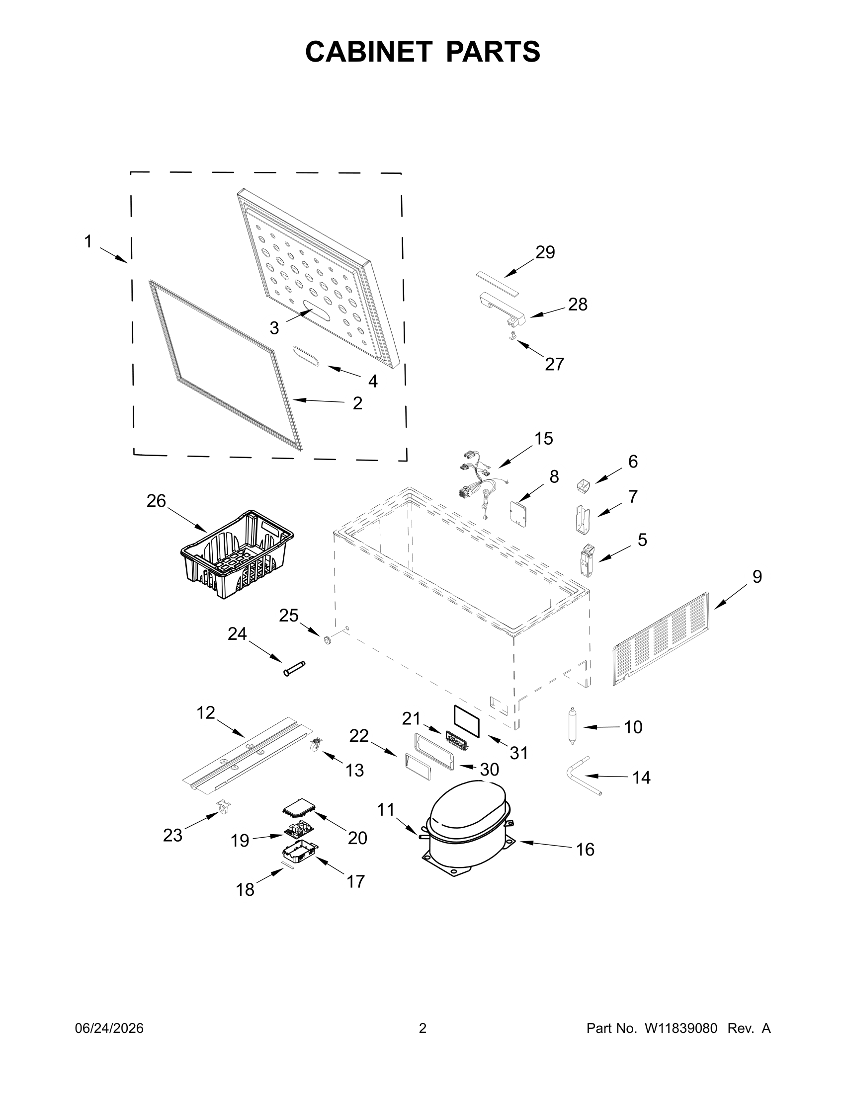 CABINET PARTS