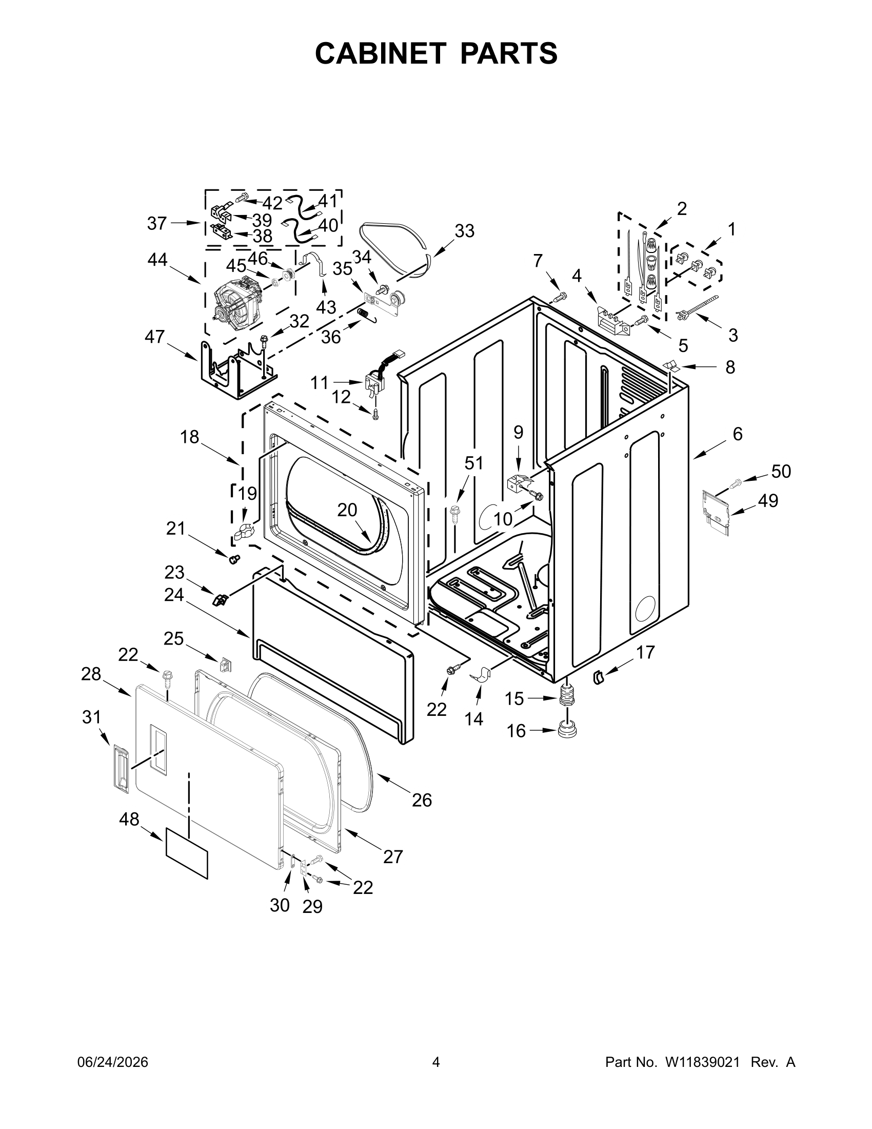 CABINET PARTS