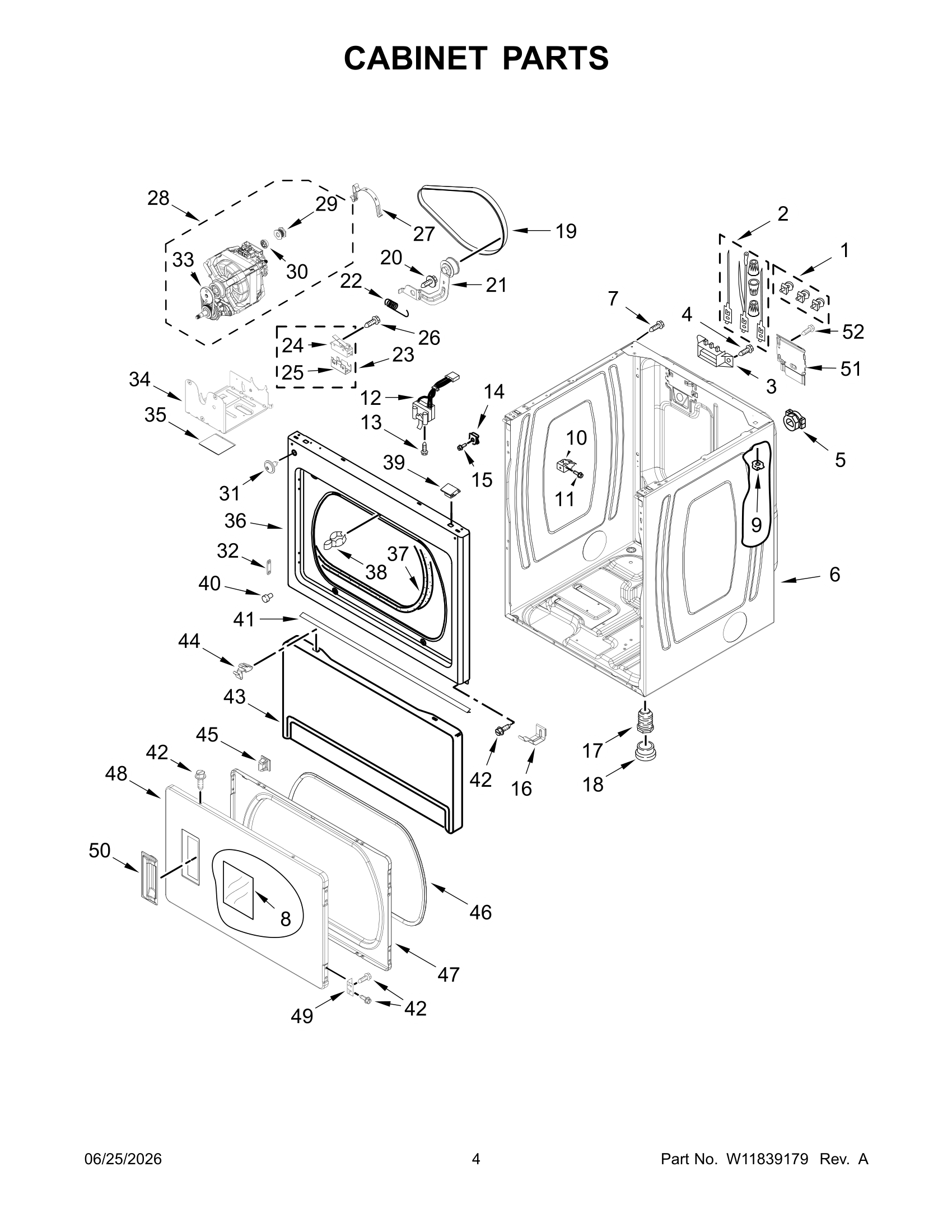 CABINET PARTS