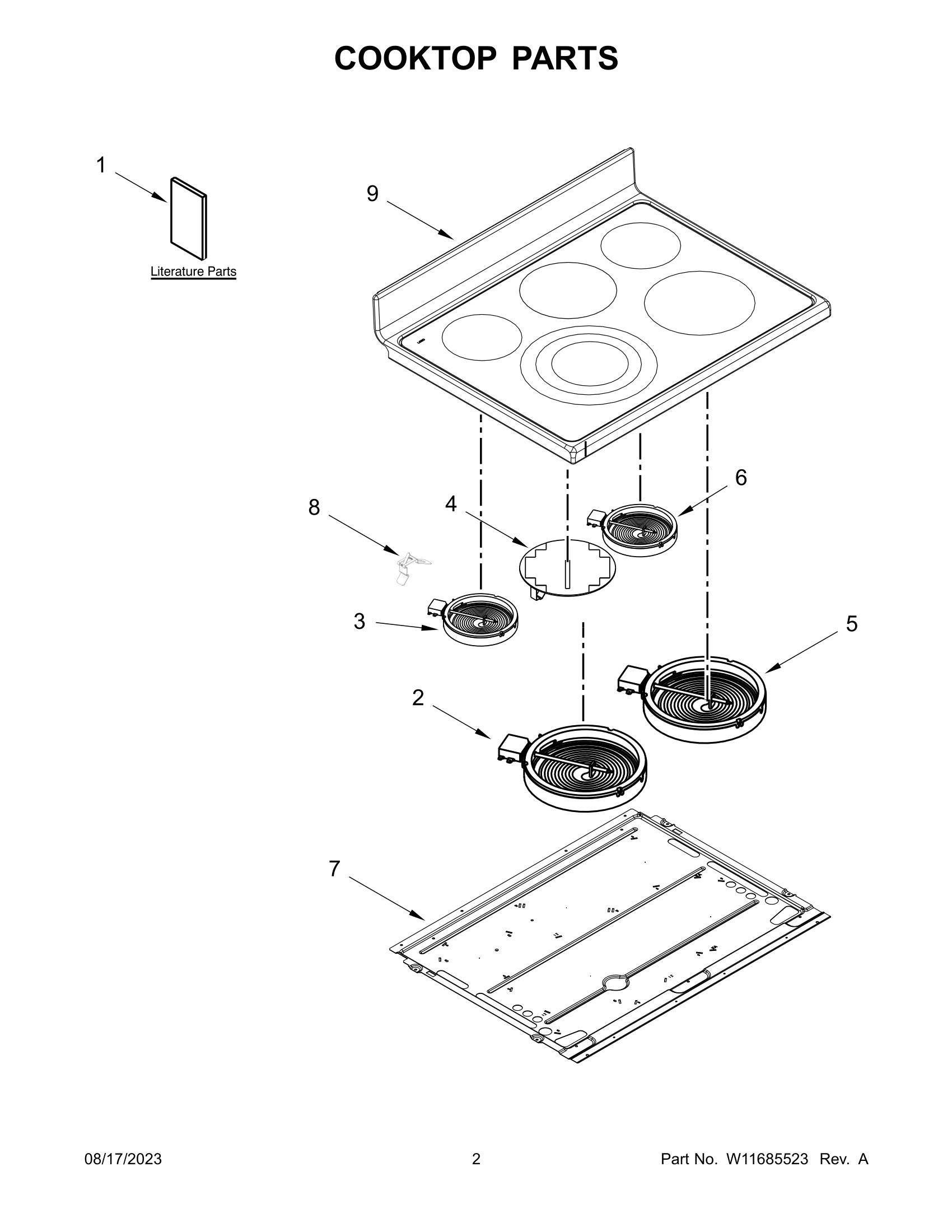 02 - COOKTOP PARTS