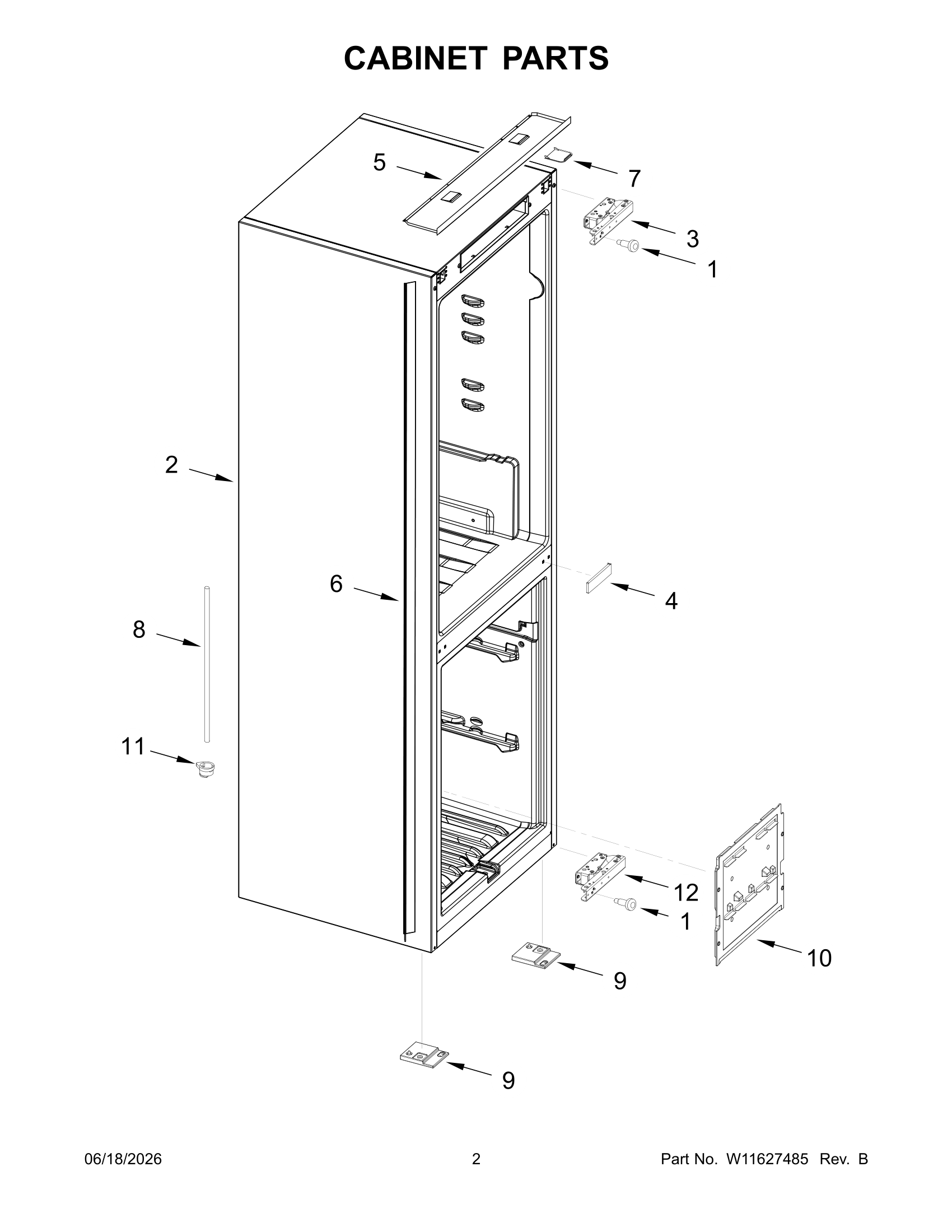 02 - CABINET PARTS