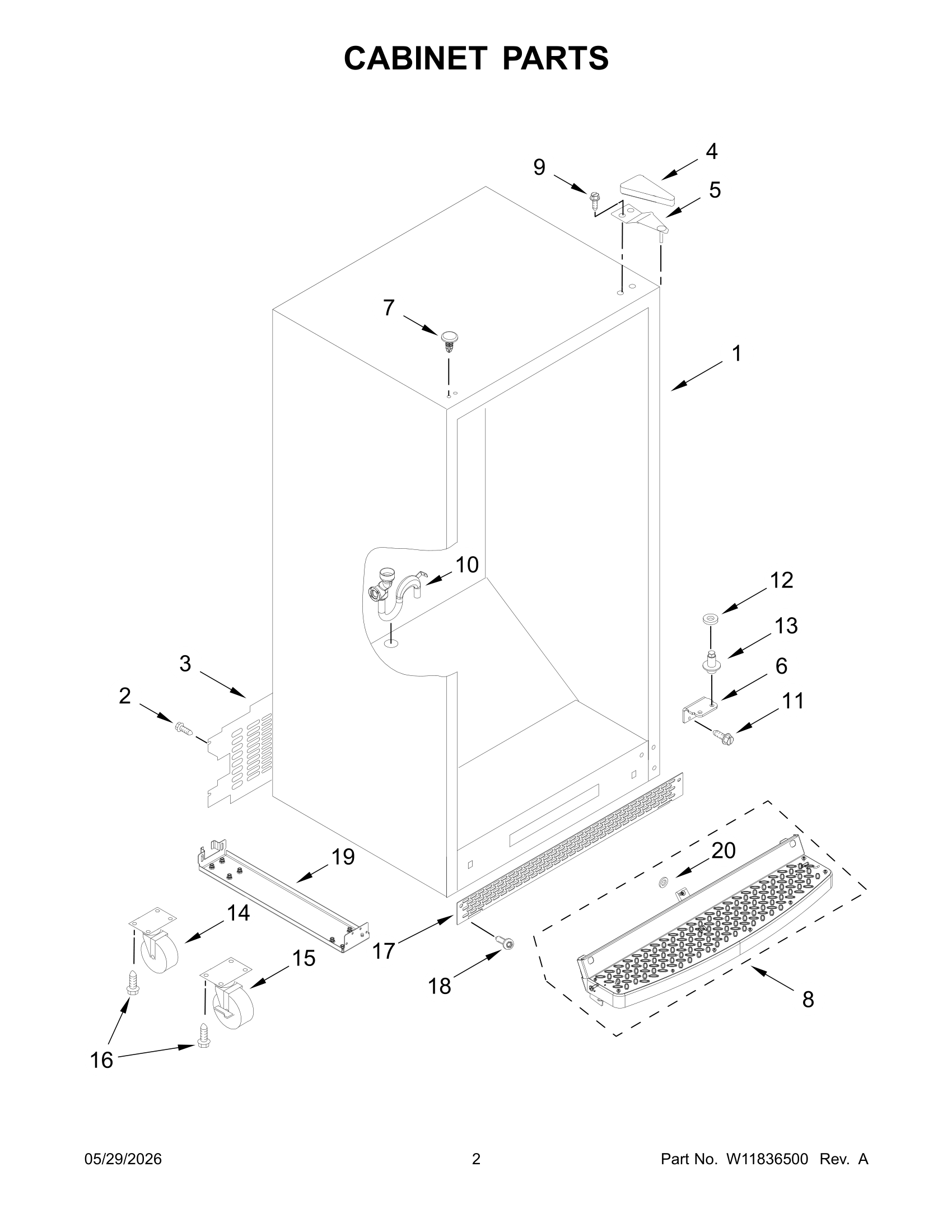 CABINET PARTS