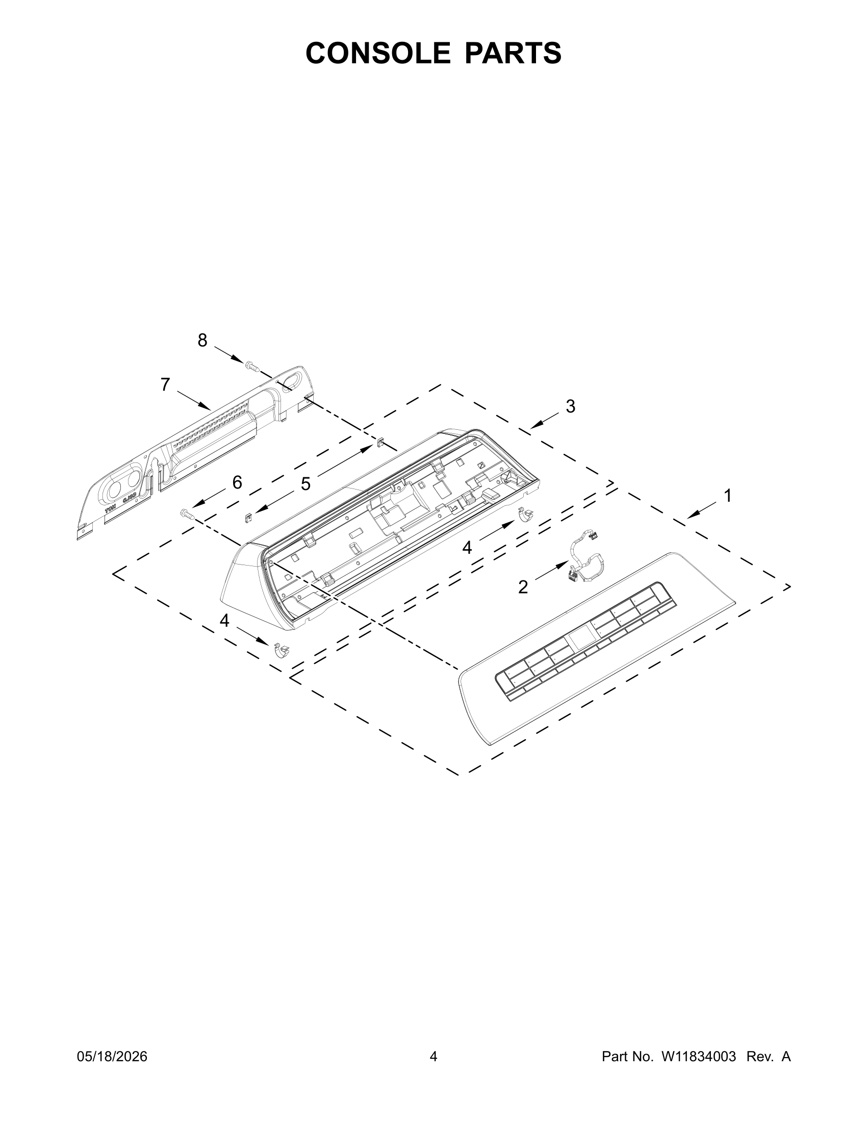 CONSOLE PARTS