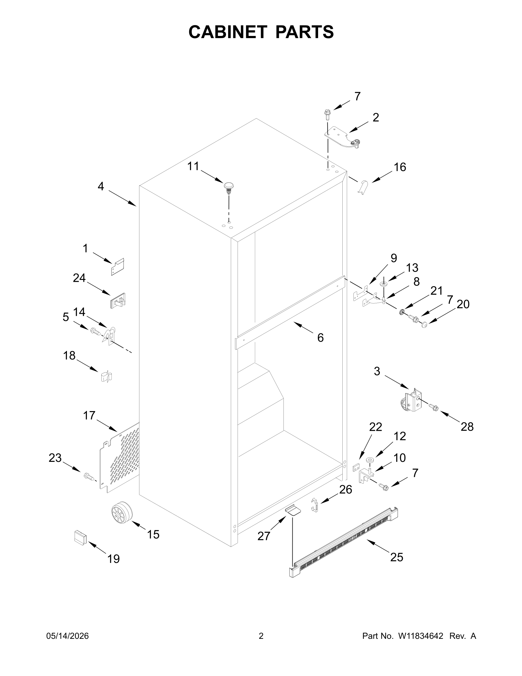 CABINET PARTS