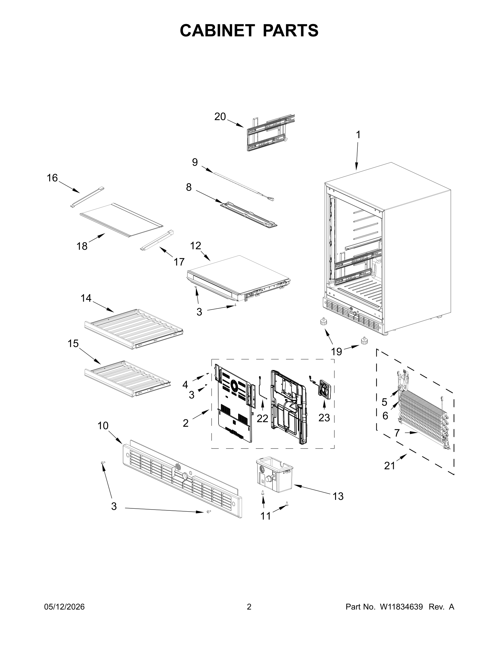 CABINET PARTS
