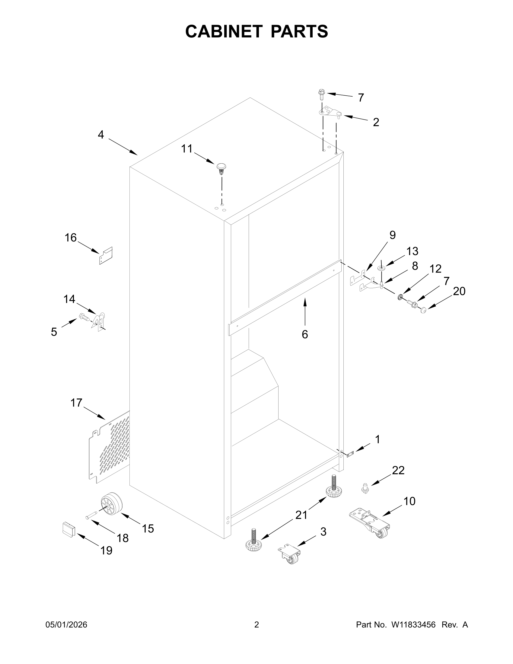 CABINET PARTS